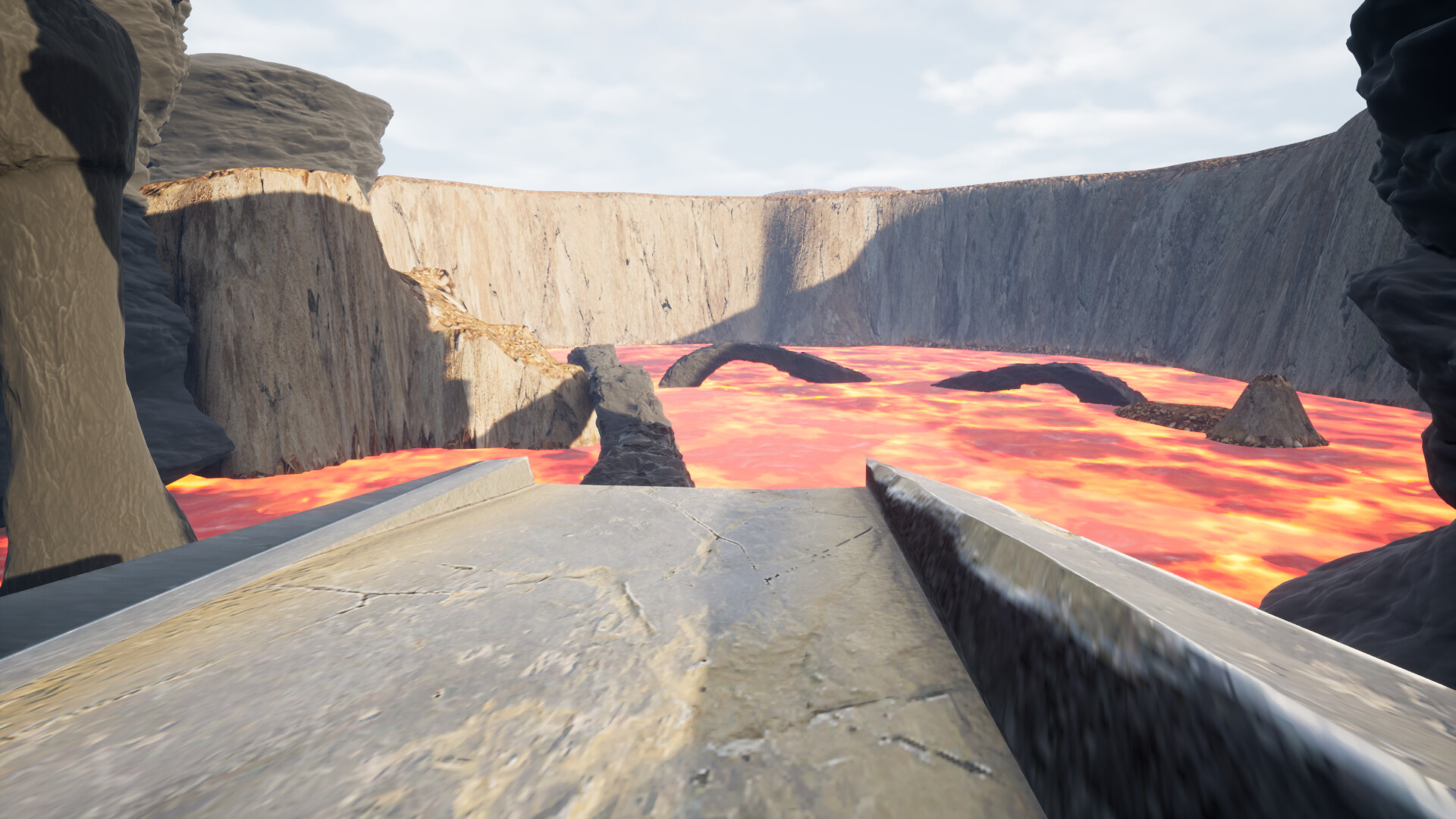 色彩鮮豔的場景,展示了遊戲獨特的美術風格