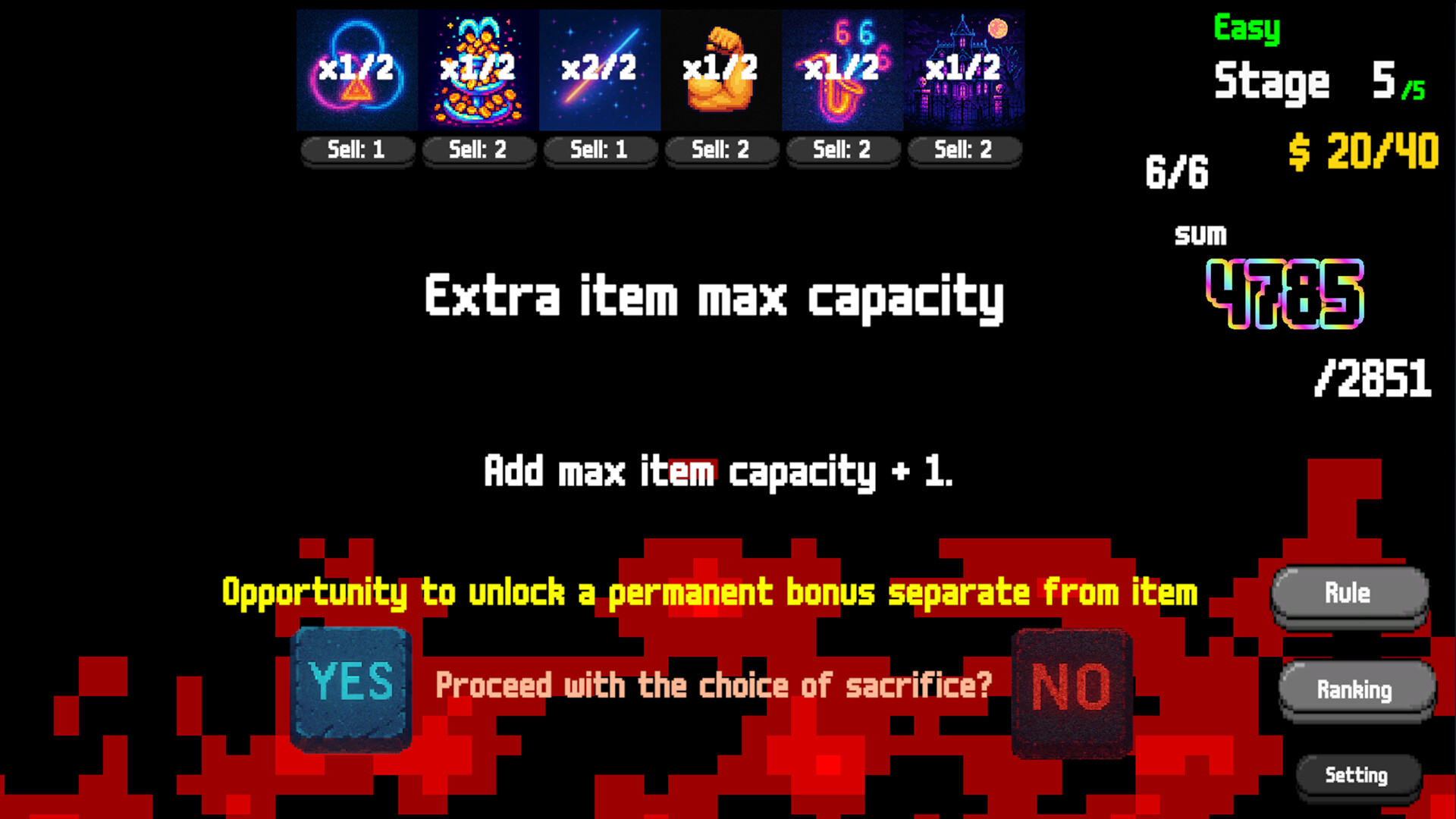 當玩家觸發強力的協同效應時,分數會爆炸性增長。