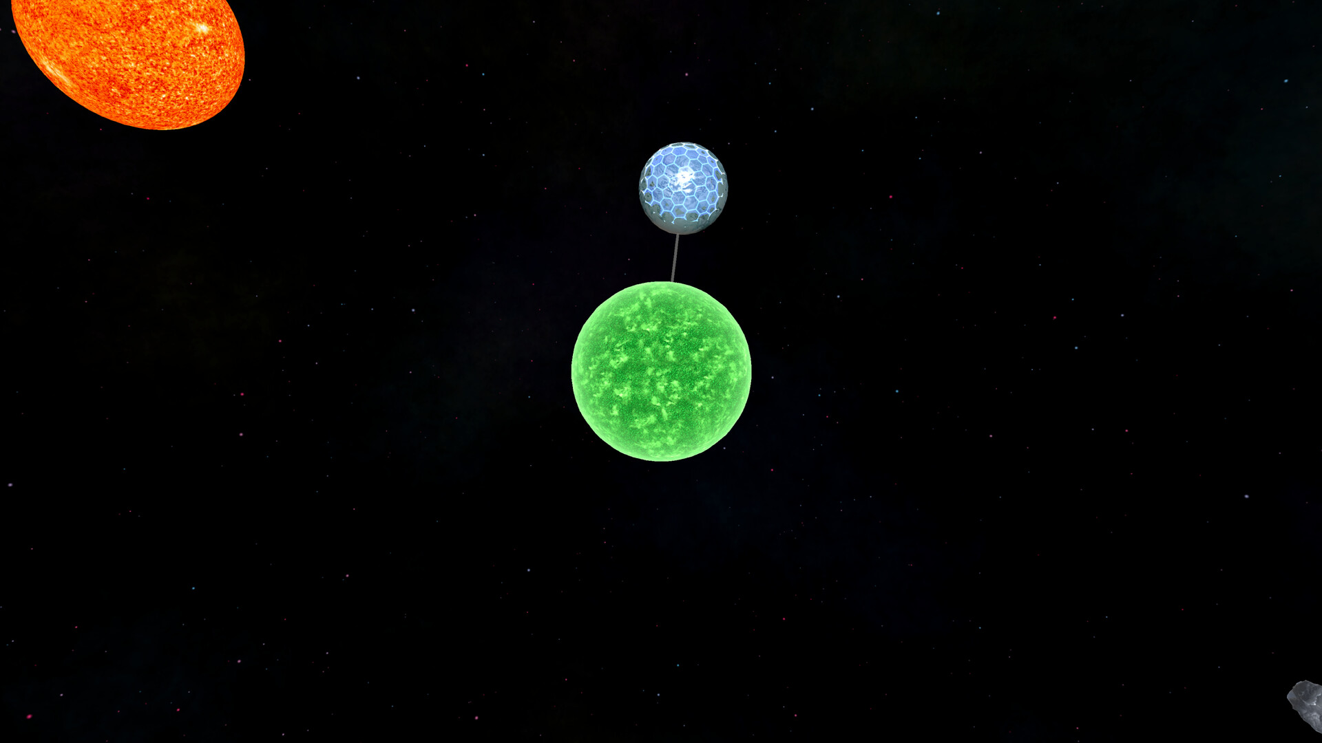 在遊戲的後期，玩家將面對宇宙中最壯觀的景象，例如雙黑洞的合併。