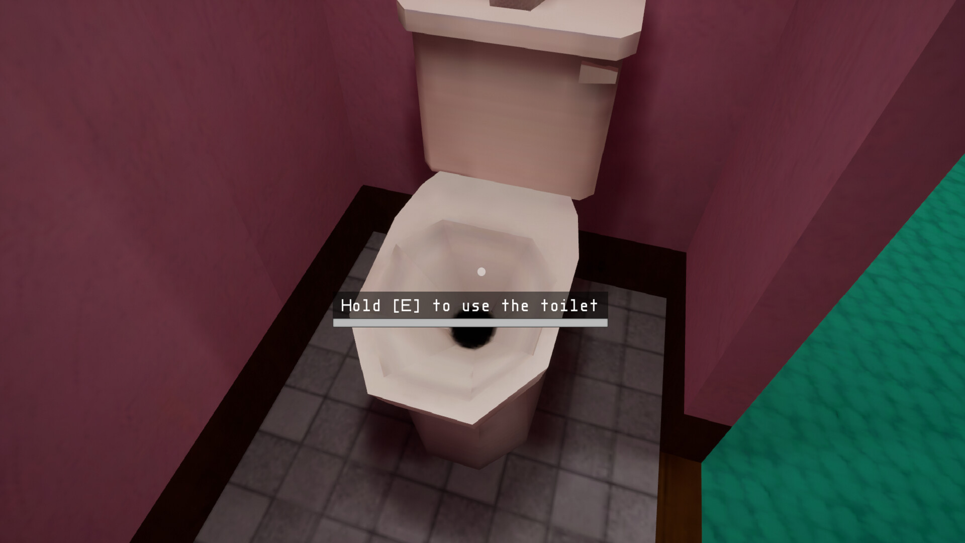 遊戲畫面的特寫，展示了牆上的一張紙條，上面有手寫的文字。