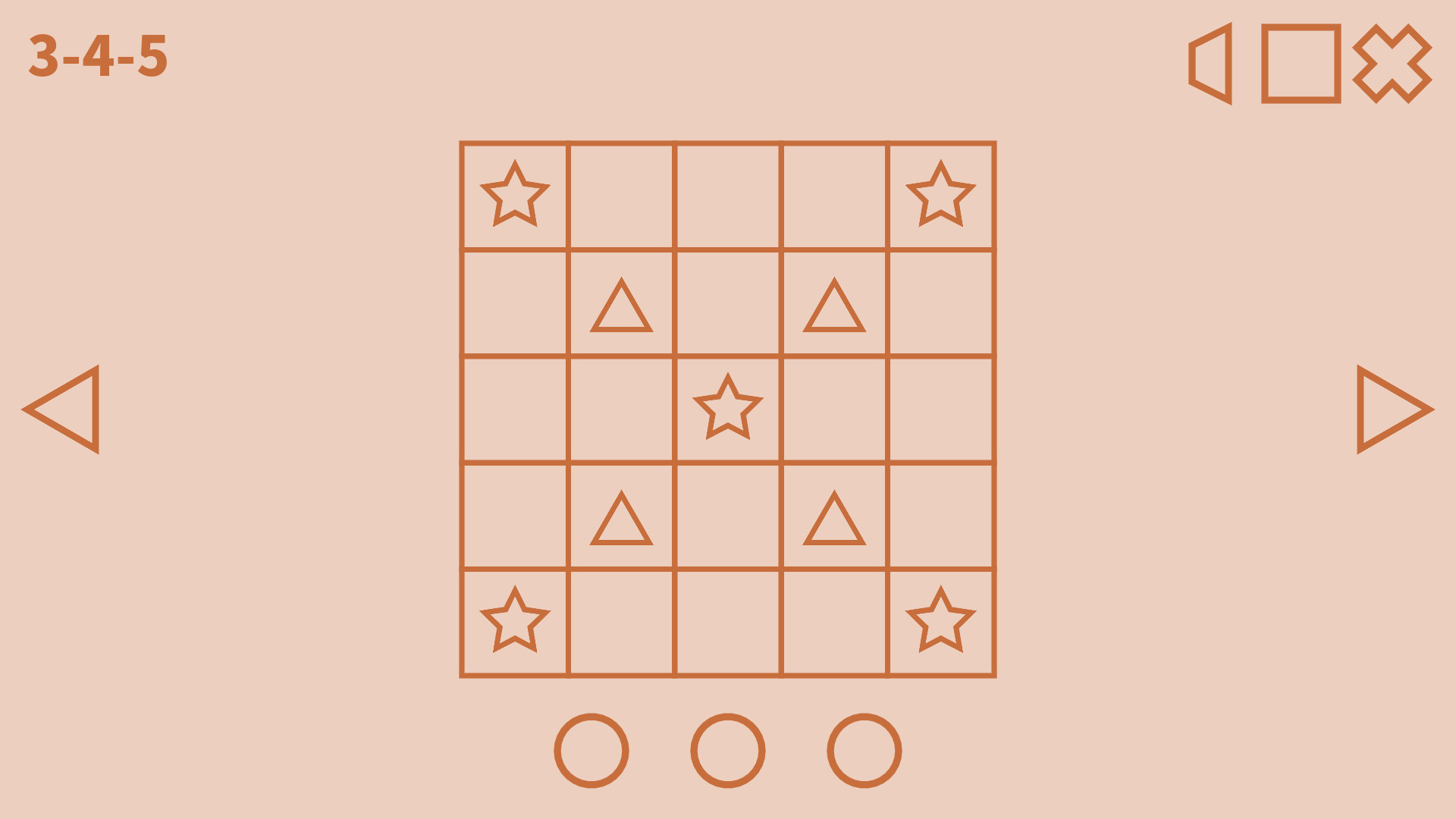 遊戲的極簡主義介面