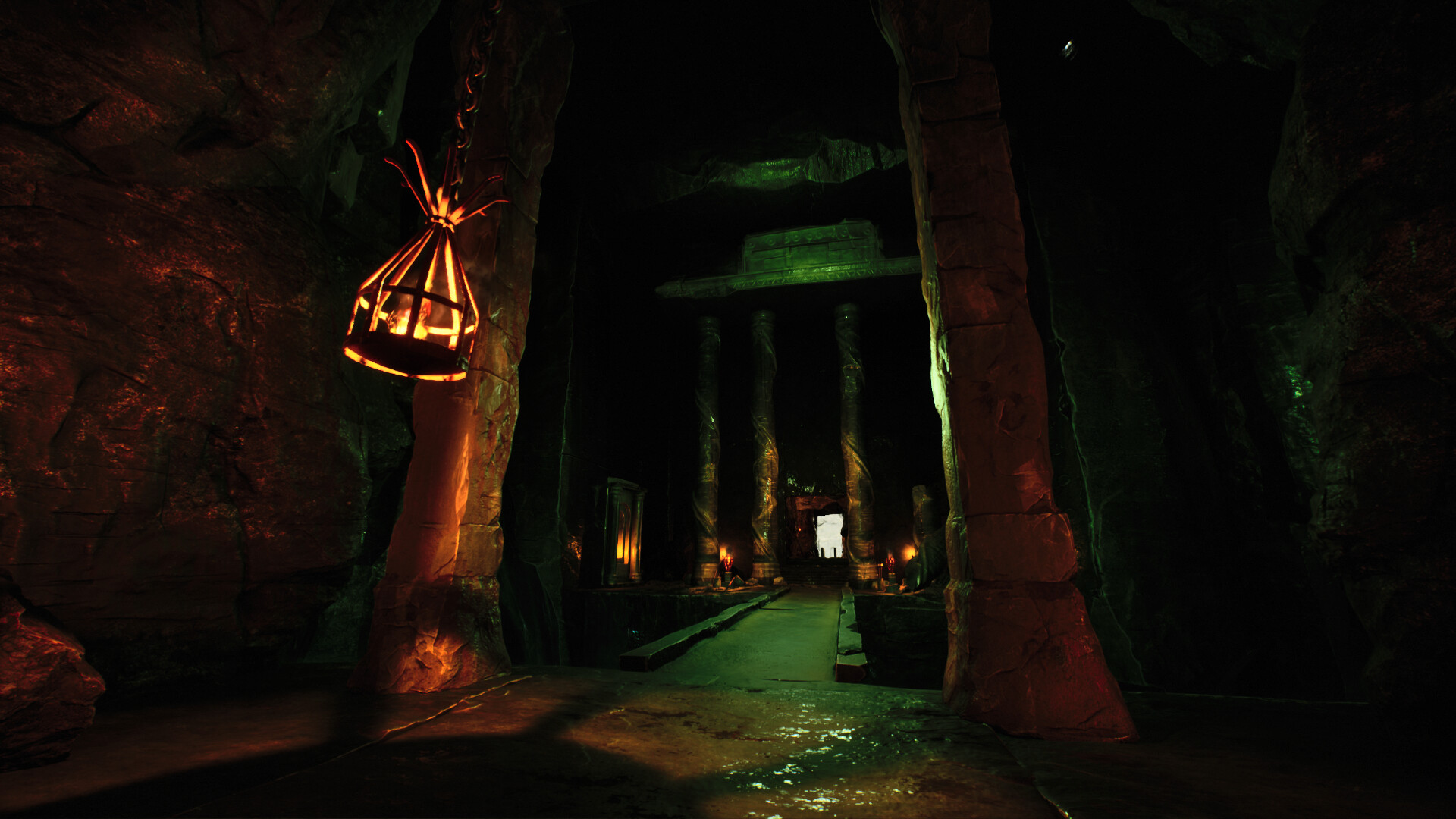 遊戲中一個角色的近景，穿著厚重的裝備，背景模糊，突顯了角色的孤獨感。