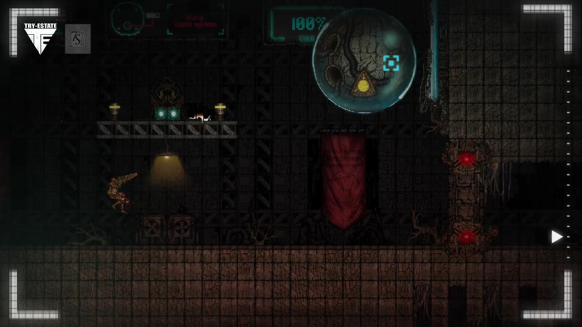 遊戲中充滿了快節奏的平台跳躍與射擊元素。