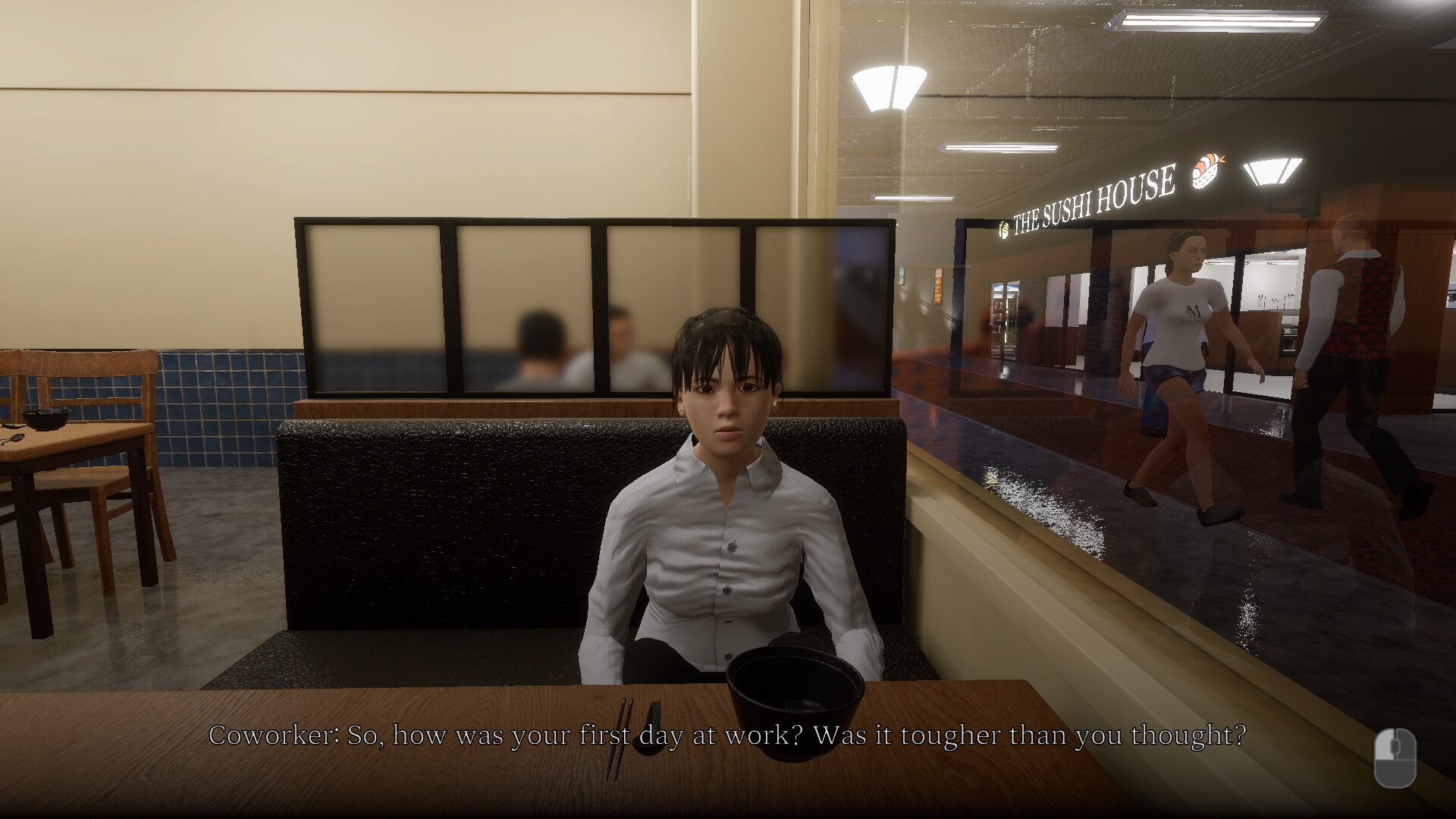 遊戲中的一個場景，光線昏暗，暗示著危險的存在。