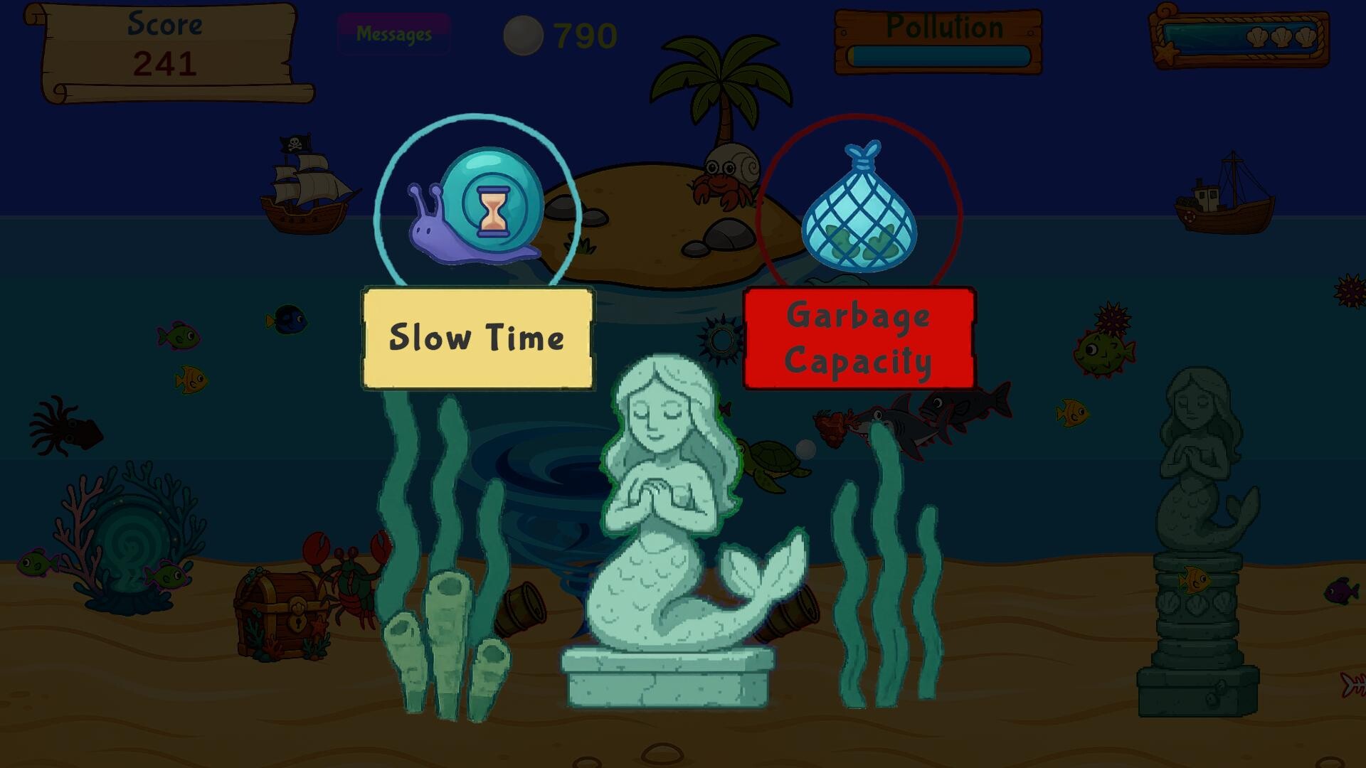 遊戲中充滿挑戰性的彈幕射擊場景。