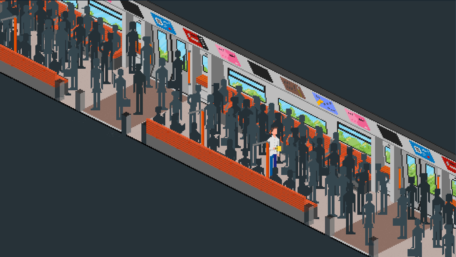 遊戲中的對話場景，顯示了不同角色的立場。