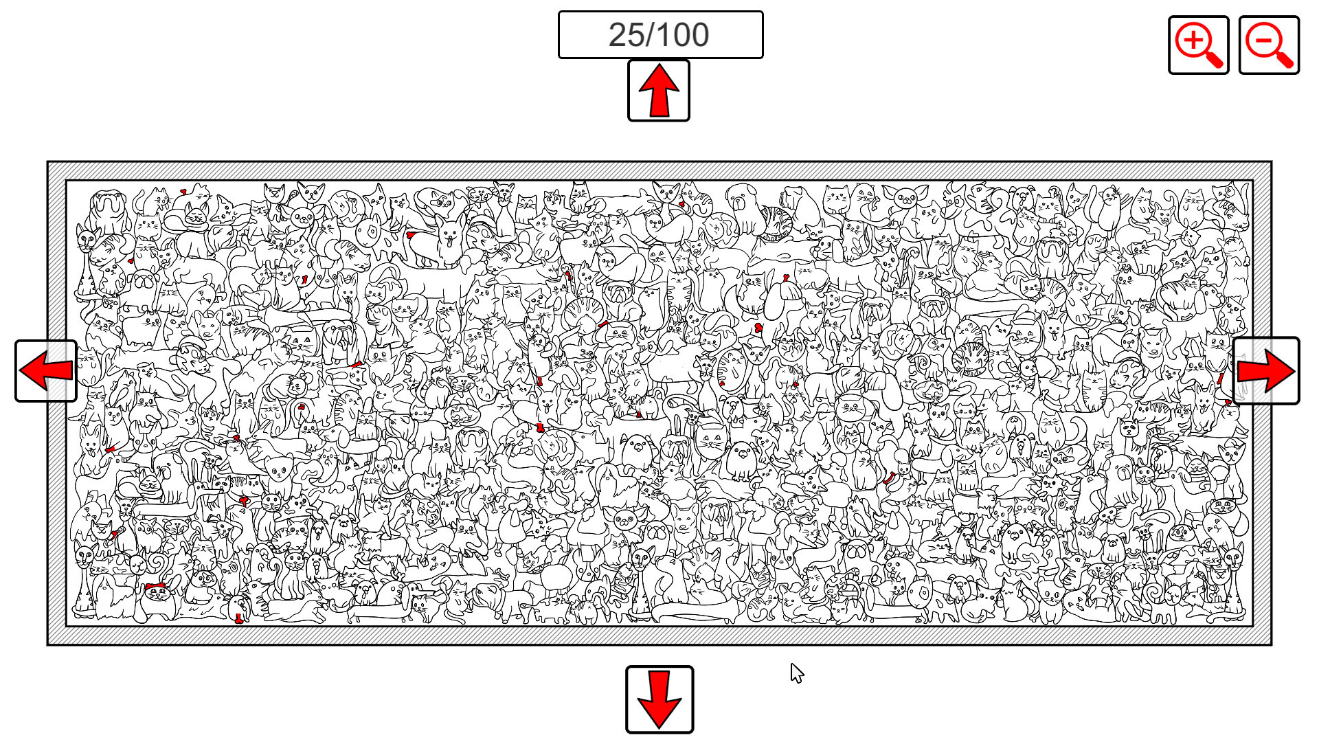 遊戲中充滿手繪風格的場景，物件隱藏在各個角落。