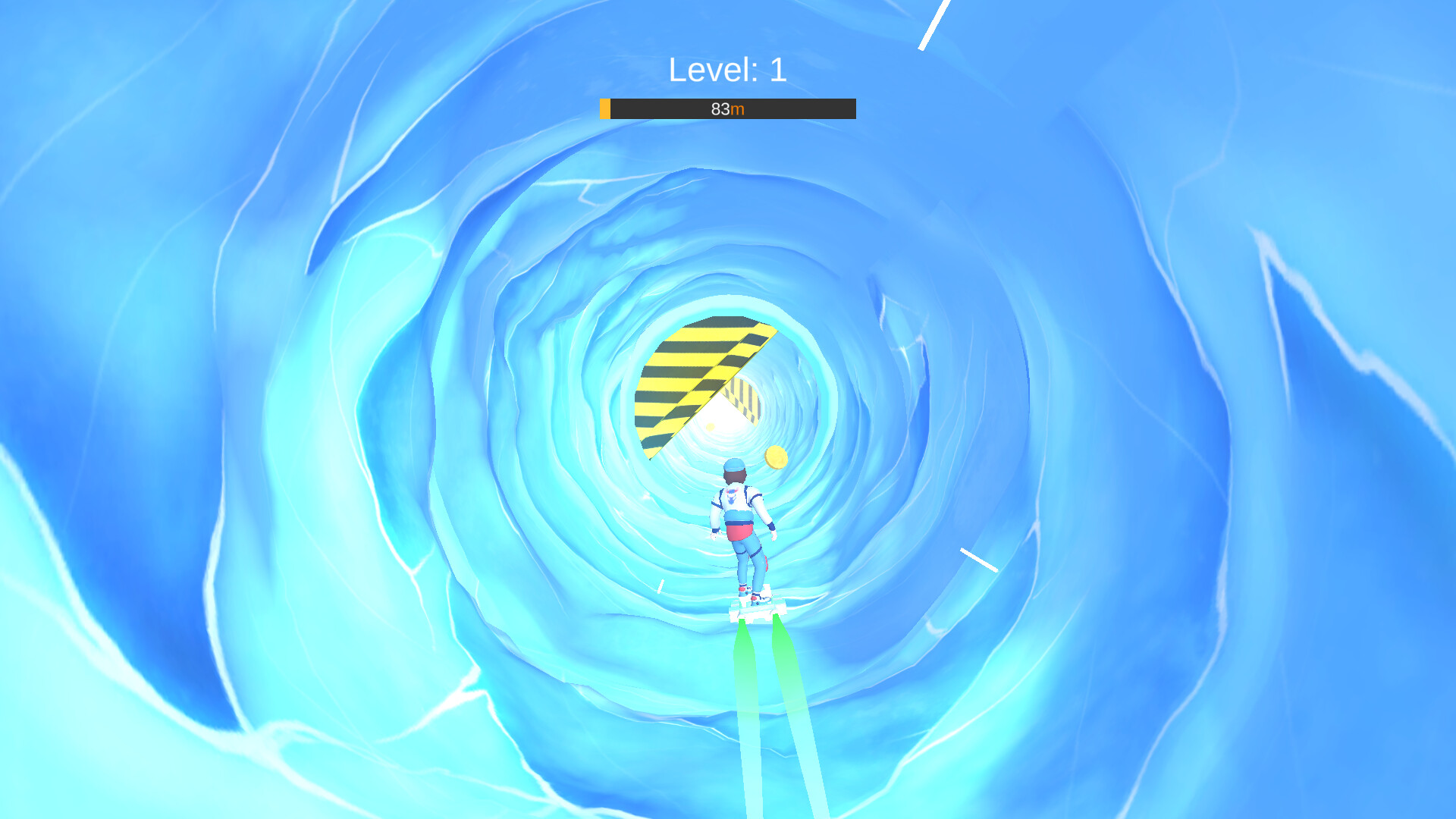 玩家在隧道盡頭，前方是明亮的光源，象徵著挑戰與希望