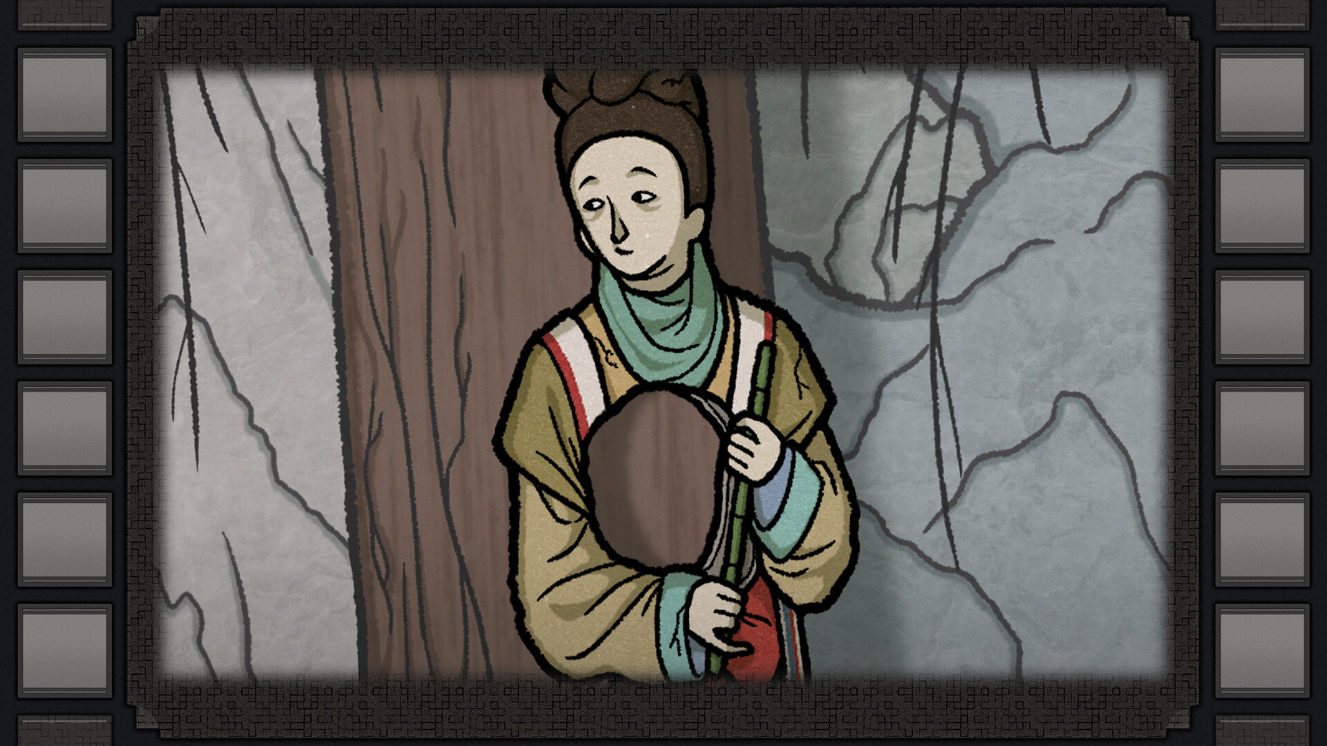 一個充滿謎題和線索的房間