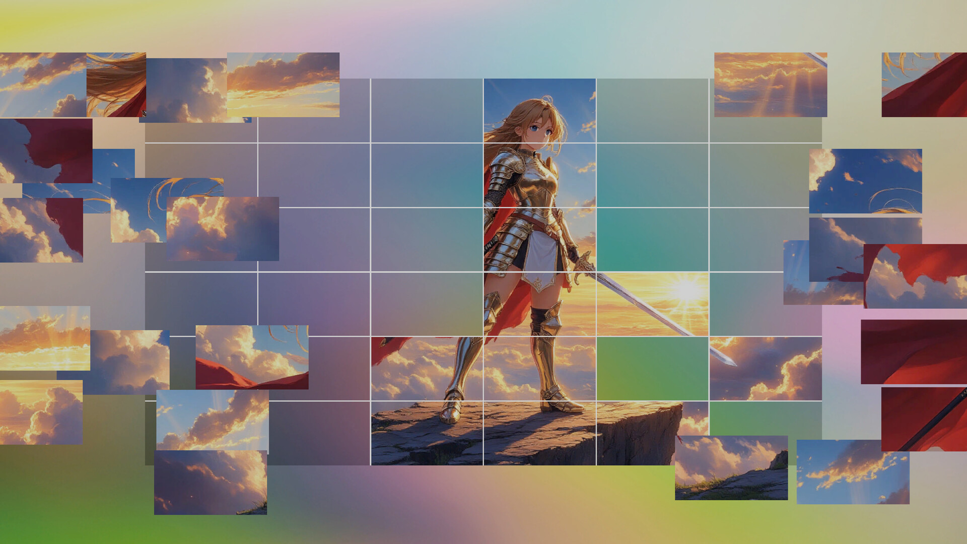 遊戲截圖，一位動漫少女坐在舒適的房間裡，周圍環繞著書籍和植物。