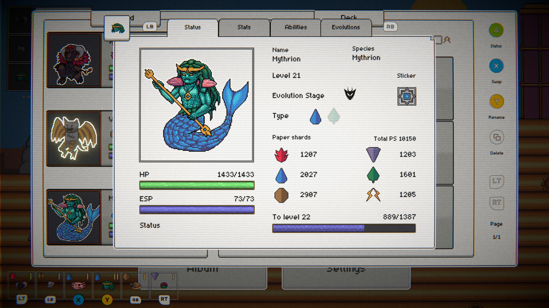 主角在一個充滿挑戰的平台環境中跳躍。