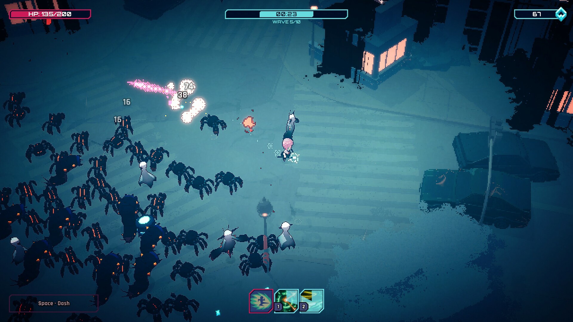 在東京街頭與惡魔大軍激戰