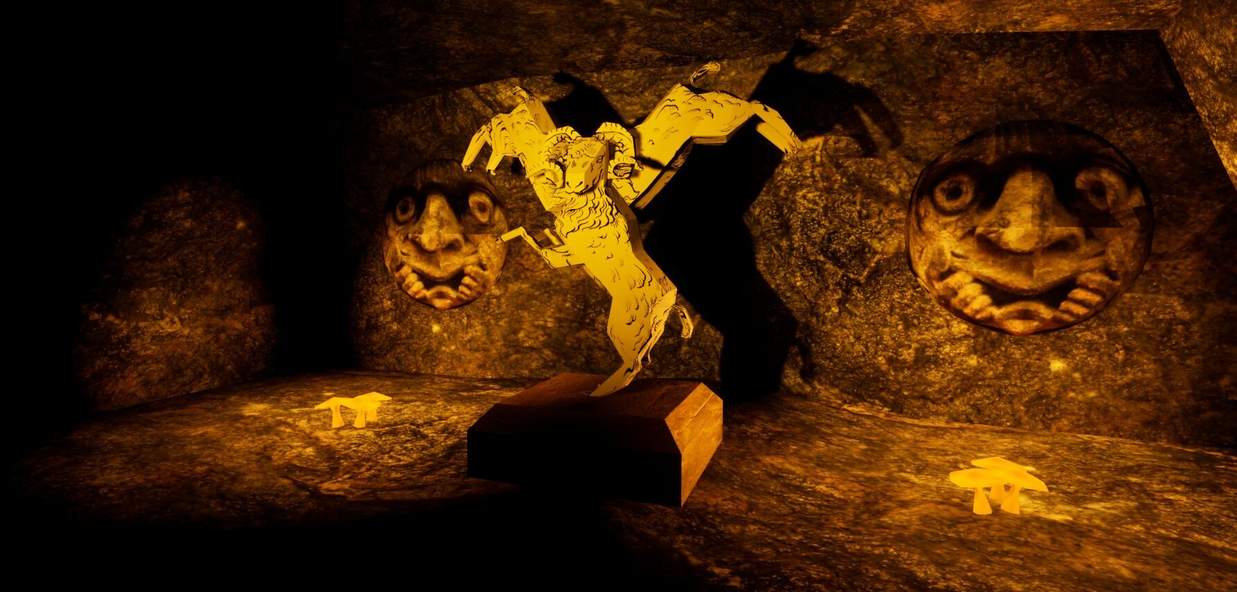 遊戲中的一個 Boss 或精英敵人，造型奇特而富有威脅性。