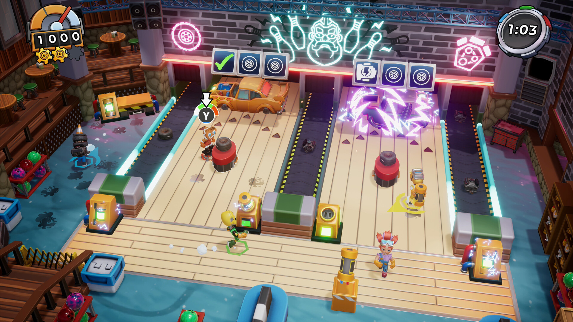 遊戲中有各種奇特的車輛