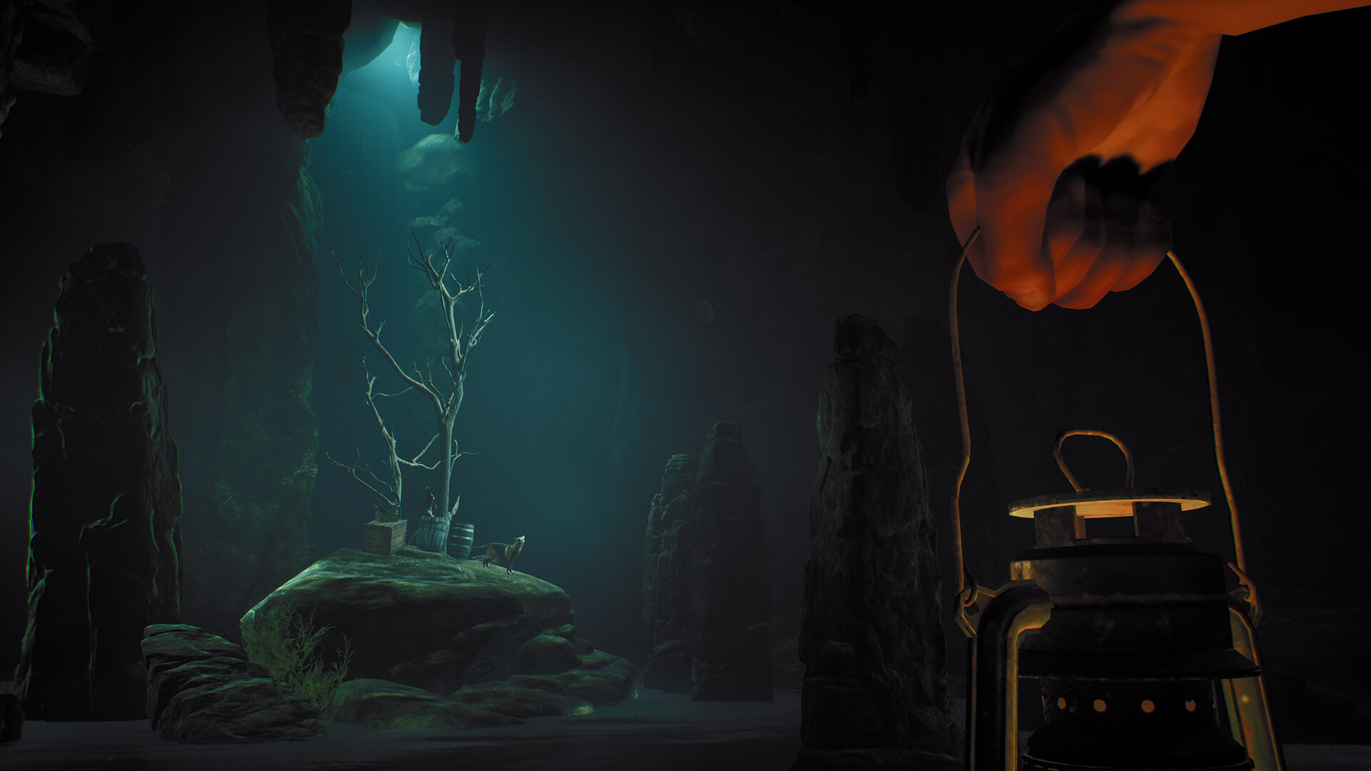 玩家正在牧場中照料一群可愛的山羊。