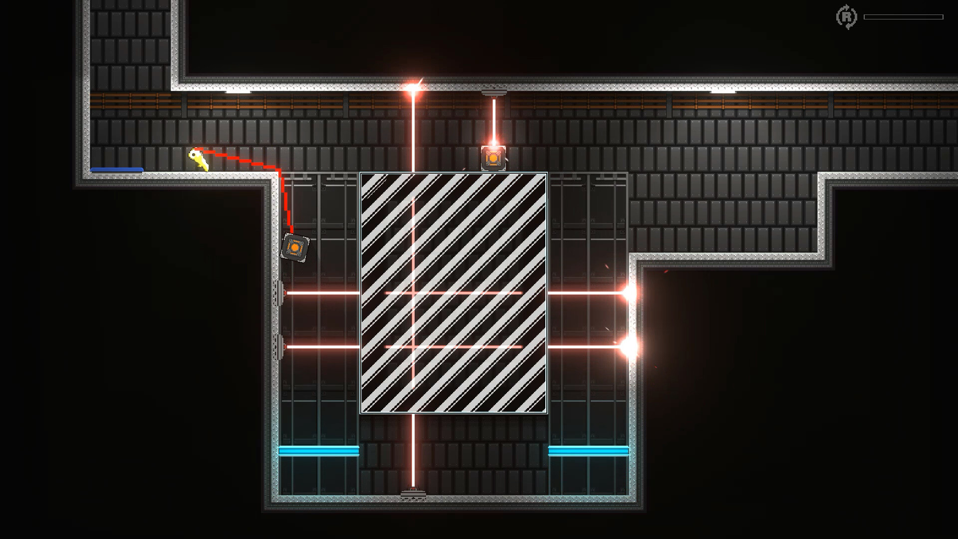 玩家需利用舌頭的物理擺盪來移動或搬運物品。