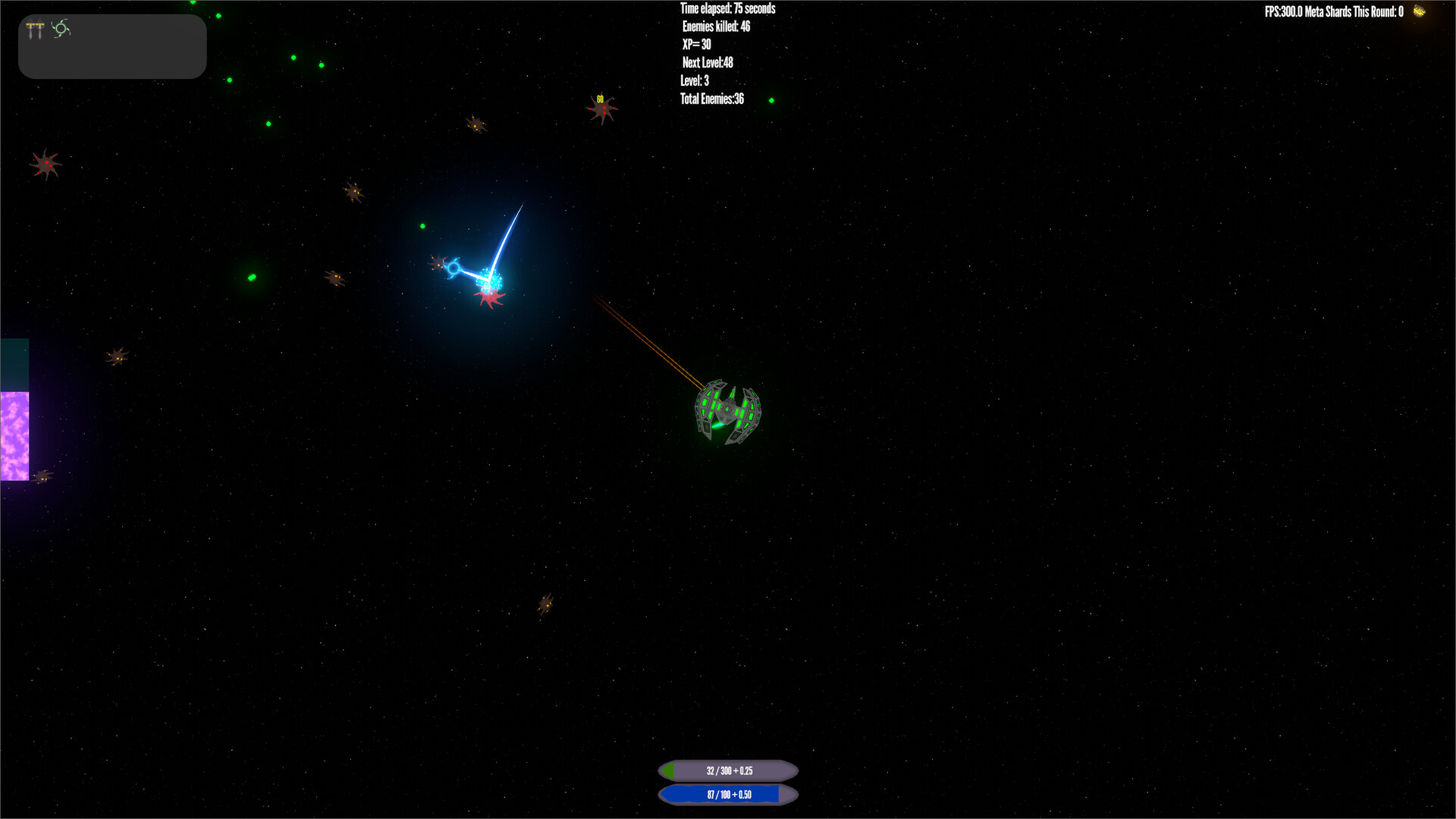 多彩的遊戲戰鬥畫面