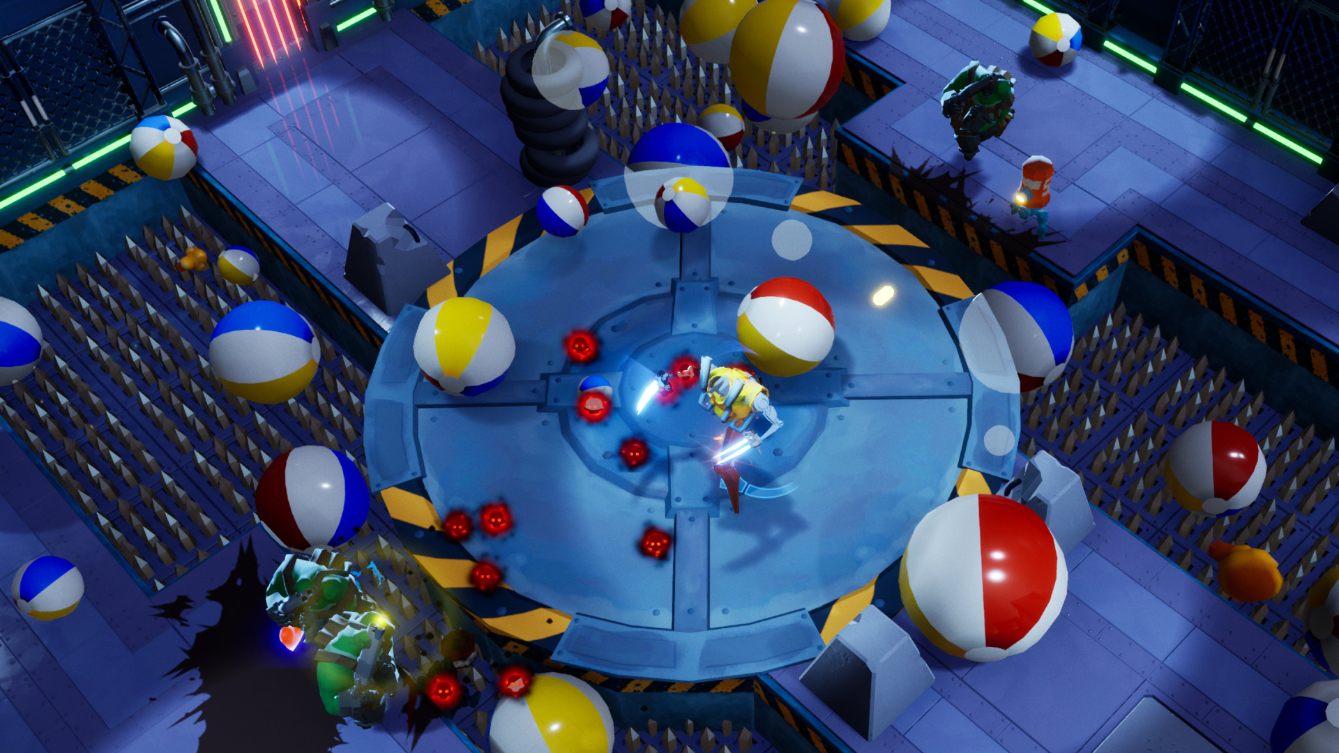 玩家可利用環境將敵人推入陷阱