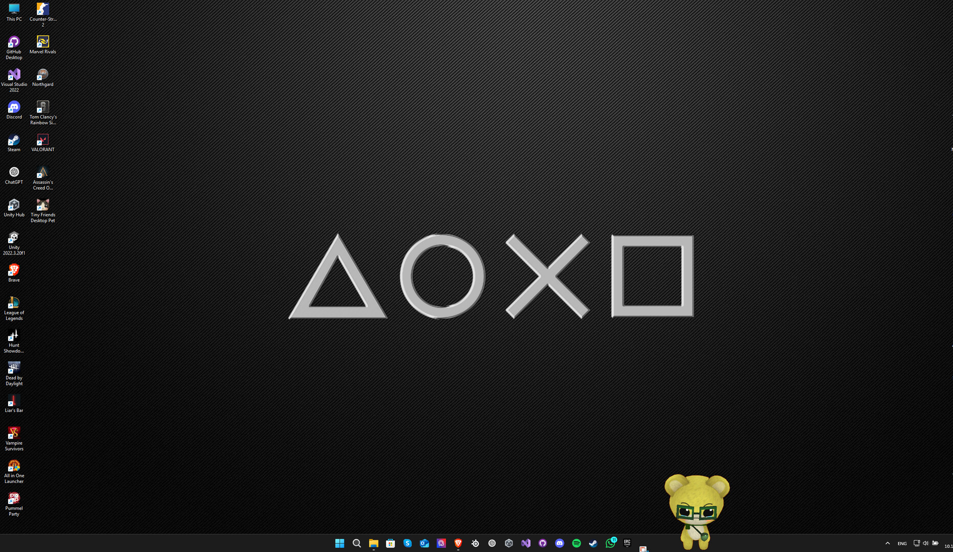 寵物在Windows工作列上的顯示模式，非常小巧。