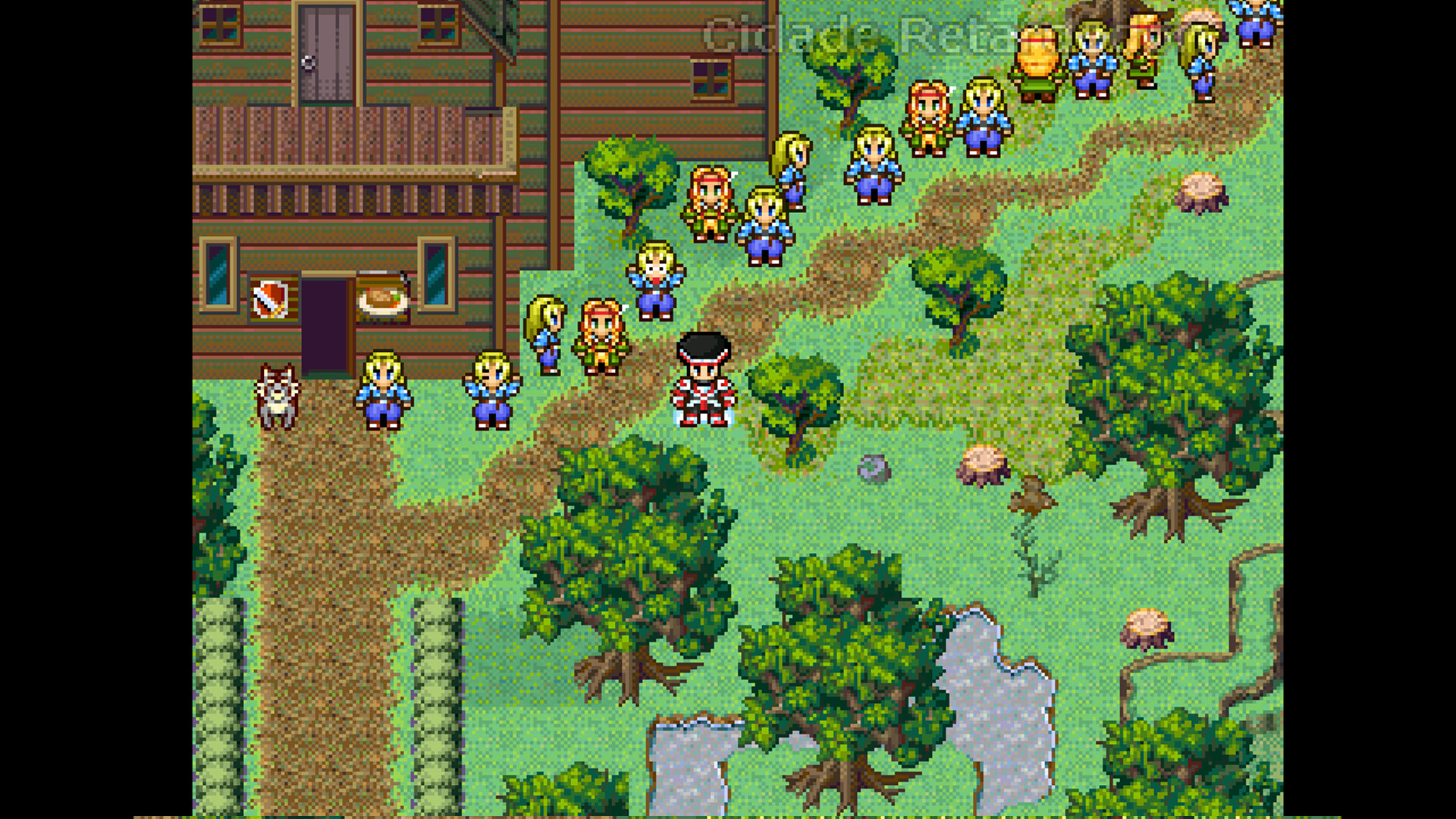 遊戲中的一個小村莊，充滿生活氣息。