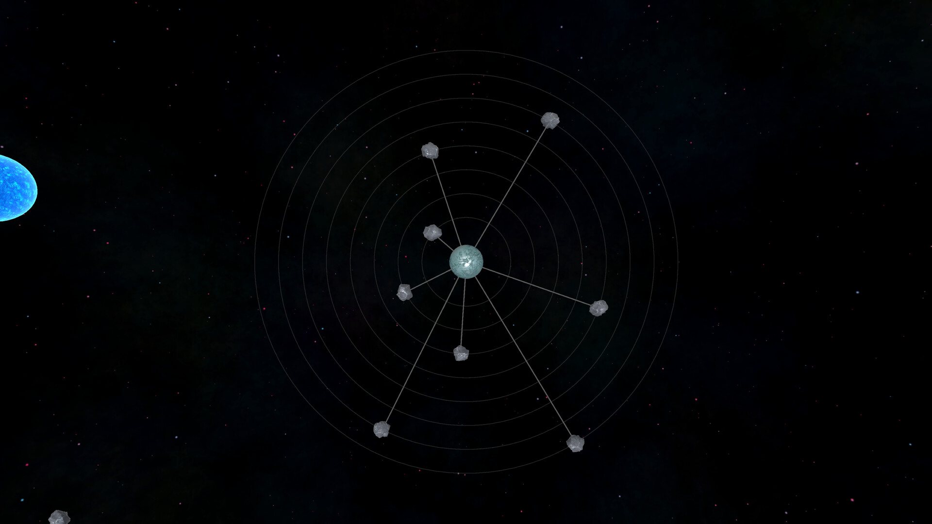 黑洞階段的強大引力可以扭曲周圍的時空。