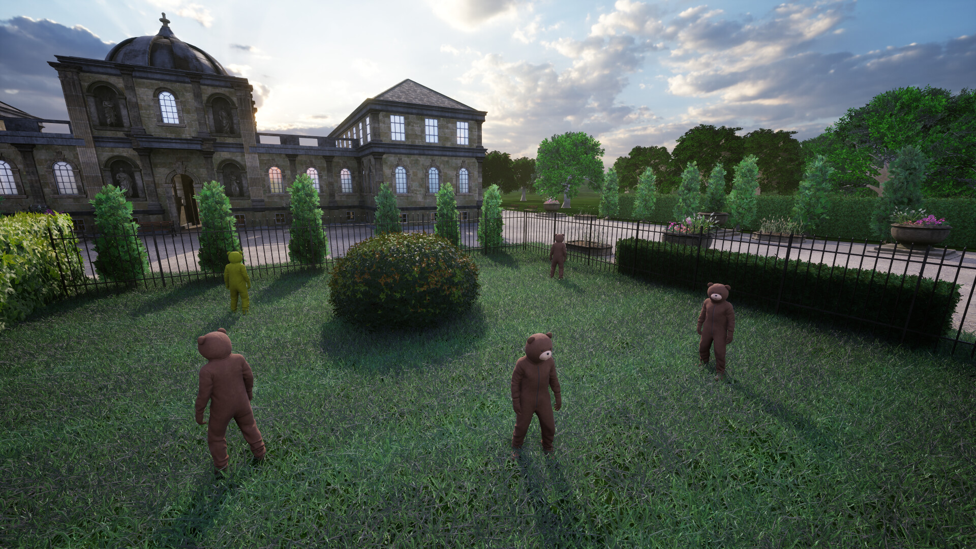 玩家們混在 NPC 人群中，試圖找出彼此。