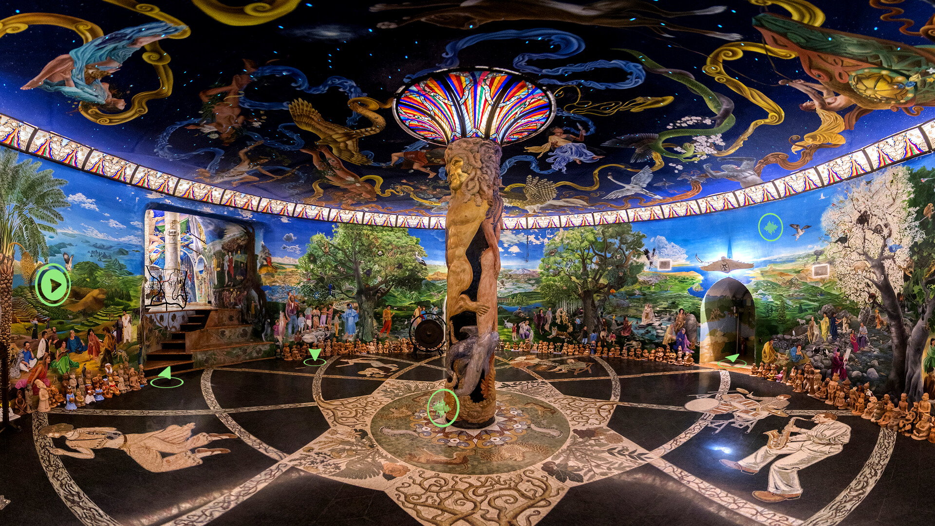 遊戲中呈現的其中一個奇特地點