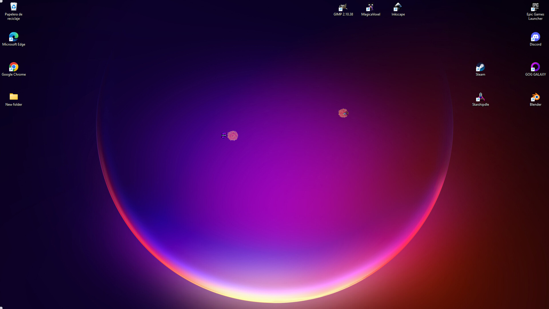 星際飛船 (StarShipdle) 遊戲畫面，廣闊的宇宙背景