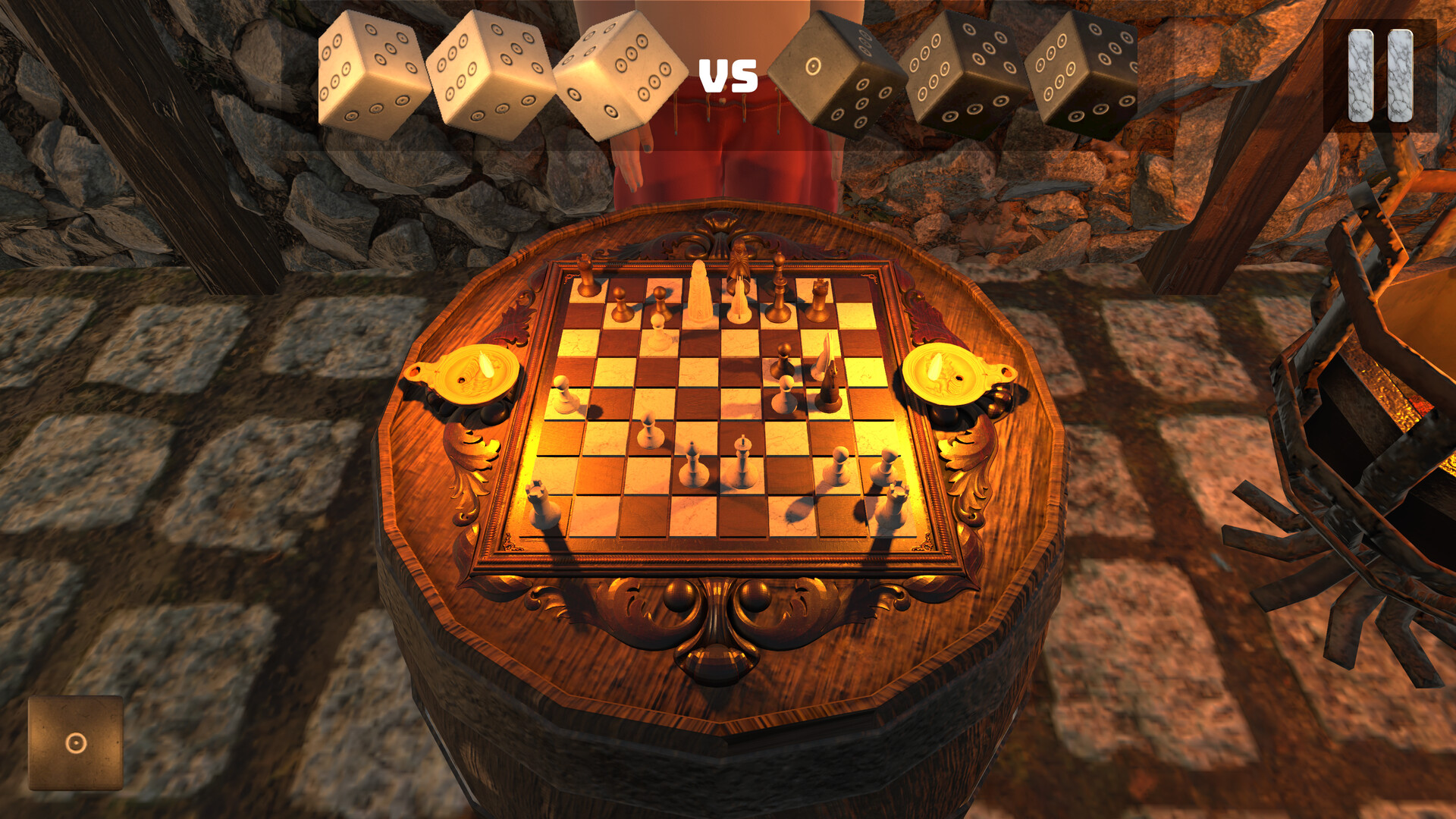 在繁華的港口城市中，與其他商人進行談判與交易。