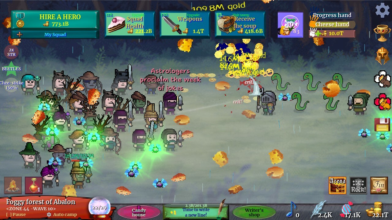 遊戲中獨特的英雄隊伍