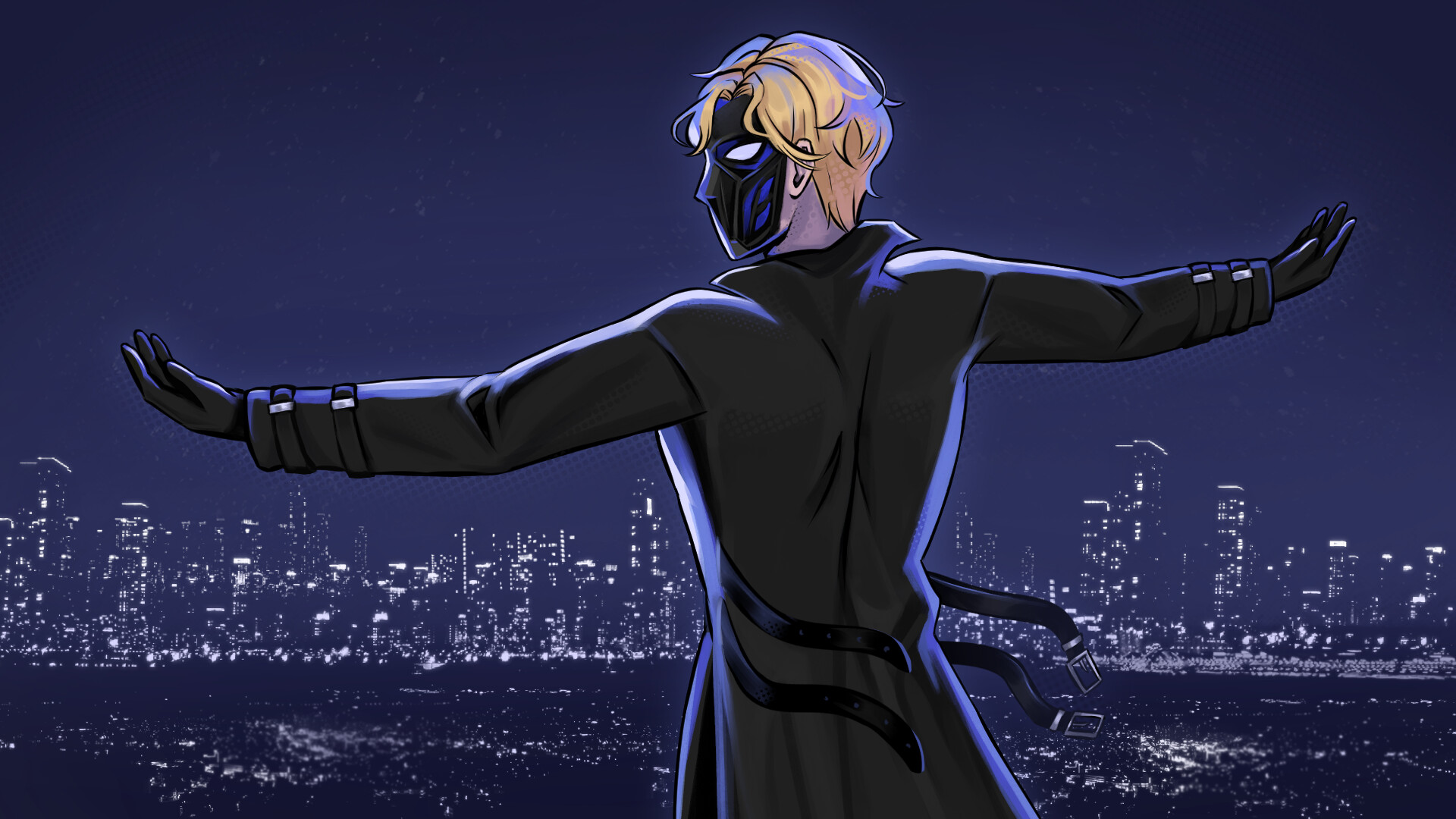 遊戲的標題畫面，展示了整體的設計風格