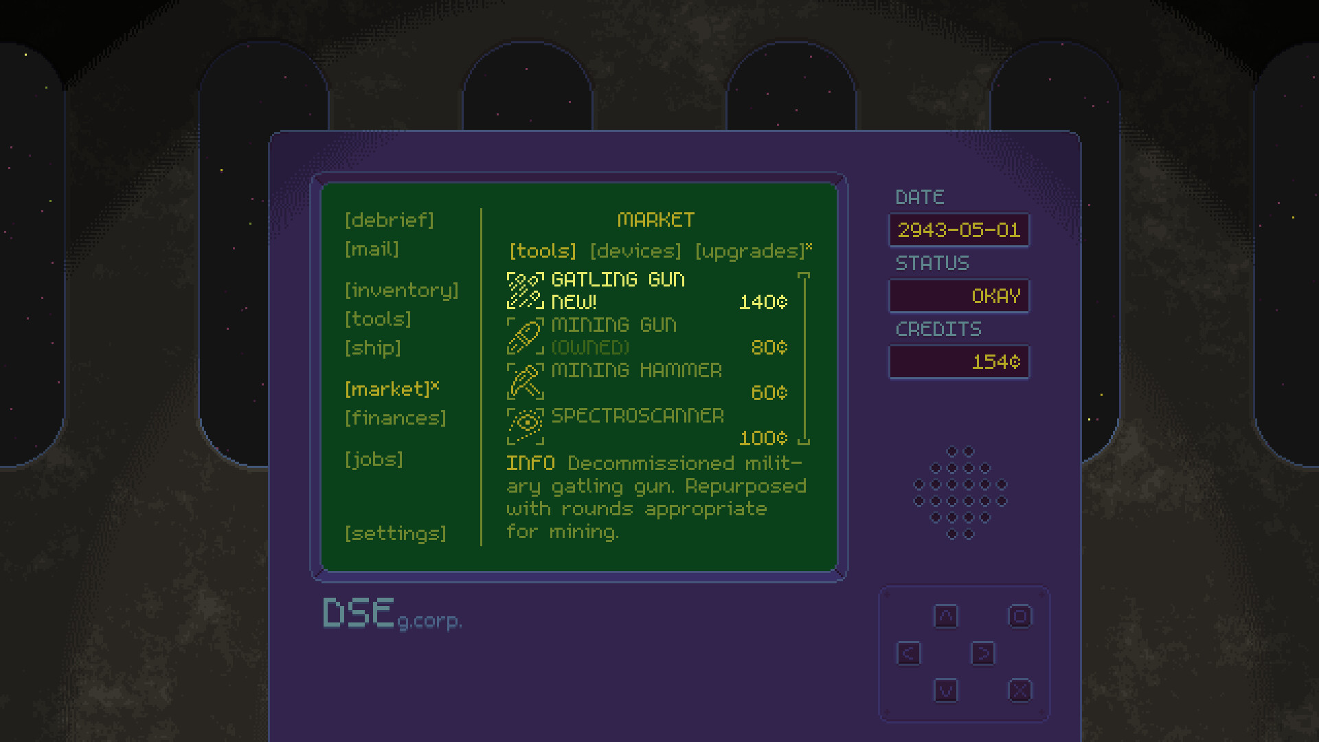 深空開採中的採礦船在小行星帶中航行
