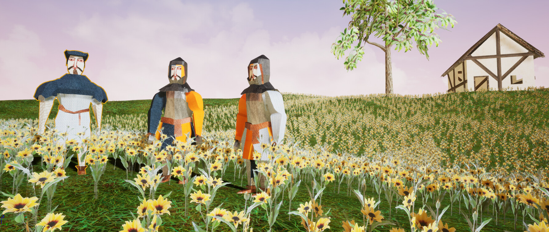 遊戲中一處充滿神秘氛圍的場景，可能是探索的地點之一。