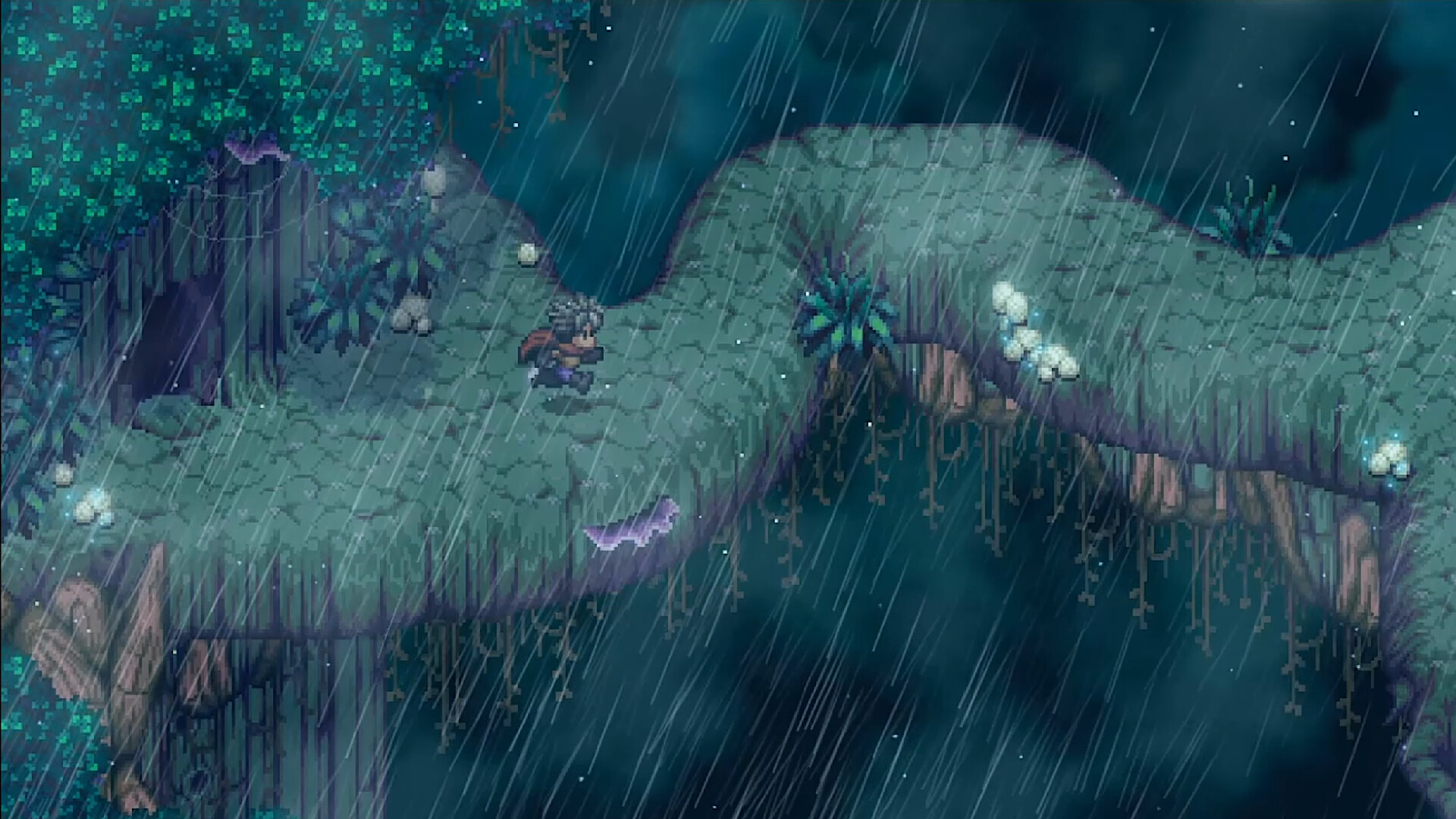 主角一行人在森林中探索