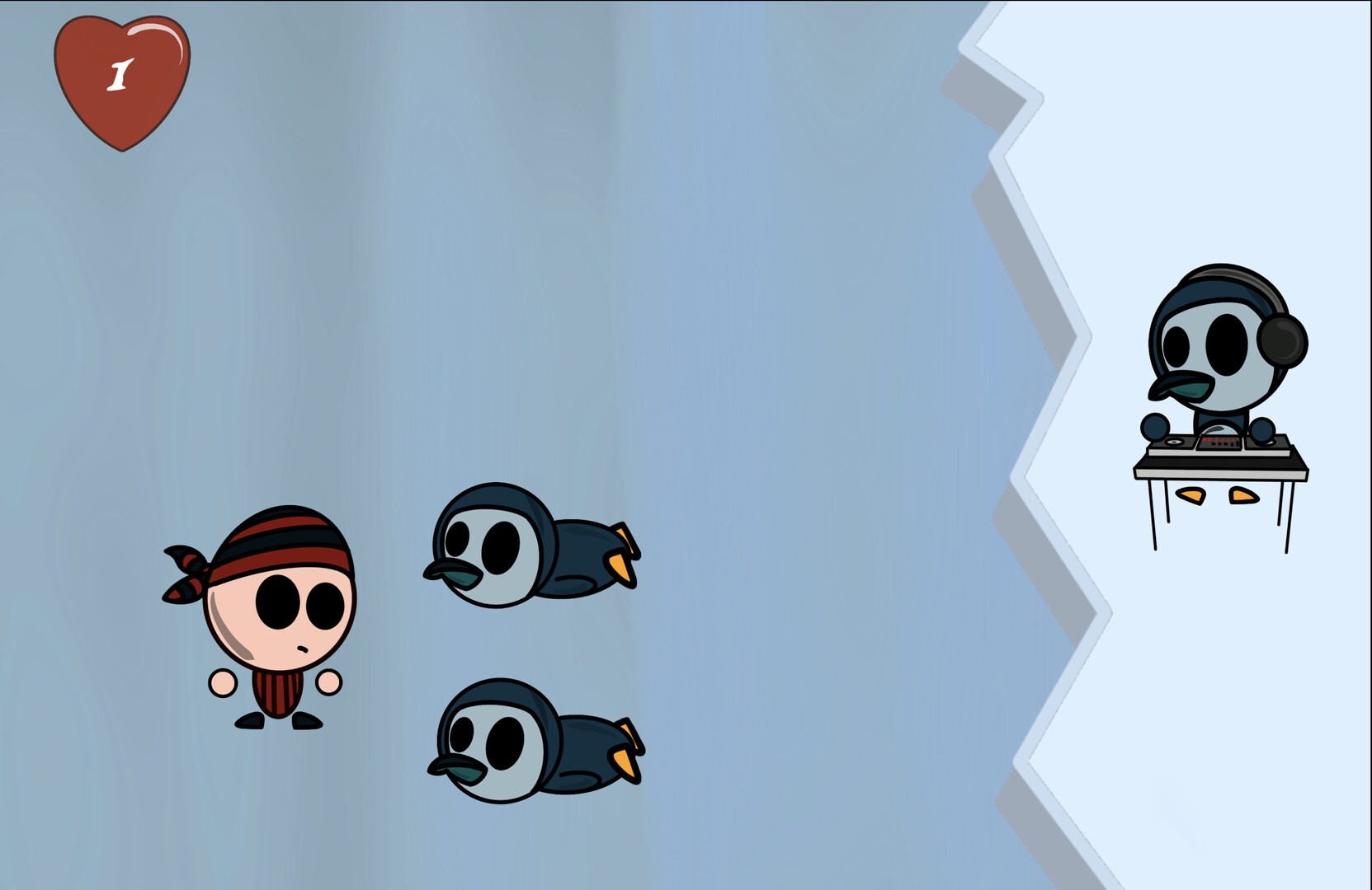 玩家在遊戲中操控海盜船，根據節奏閃避來自敵方船隻的砲火