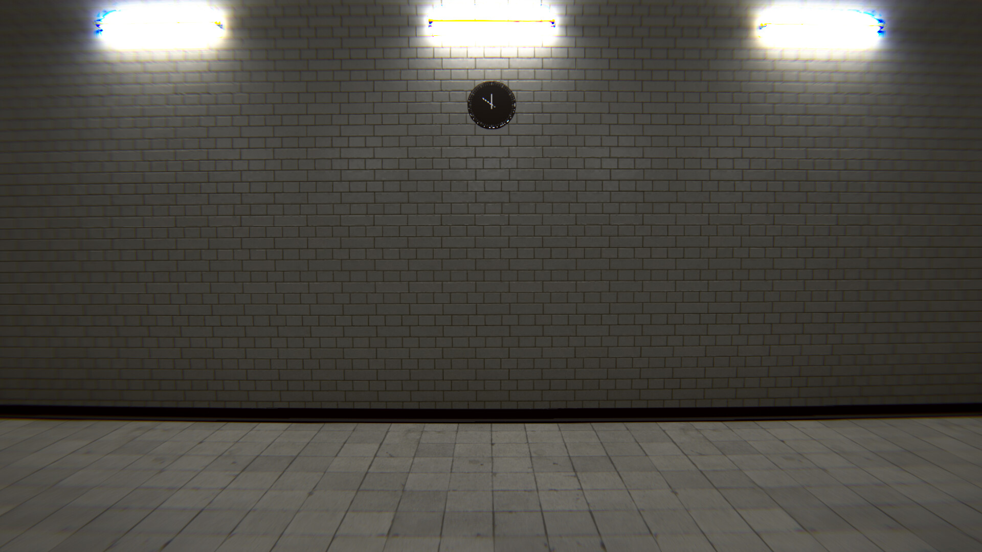 遊戲中典型的地下通道場景，光影和材質都非常寫實