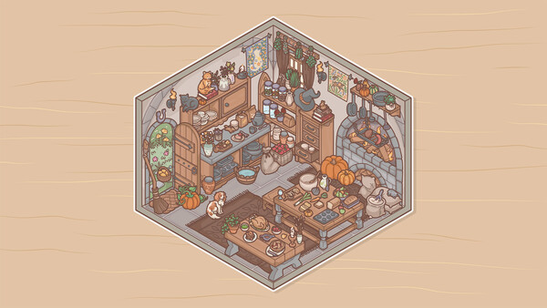 海盜船長室的一角，有地球儀、航海圖和一隻寵物鸚鵡。