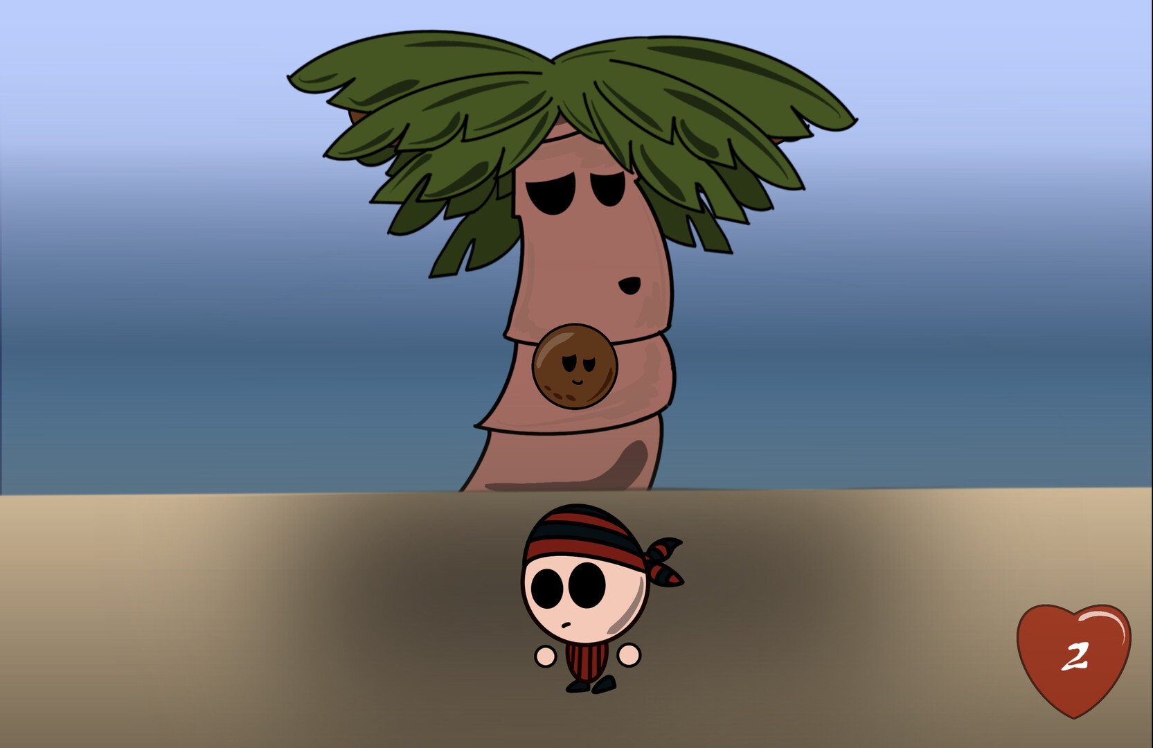 遊戲角色在洞穴場景中冒險