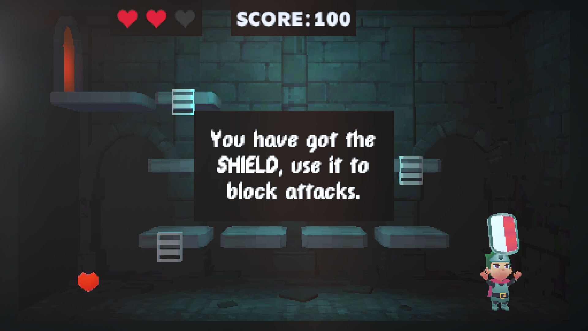 遊戲的主選單介面,風格簡潔復古。