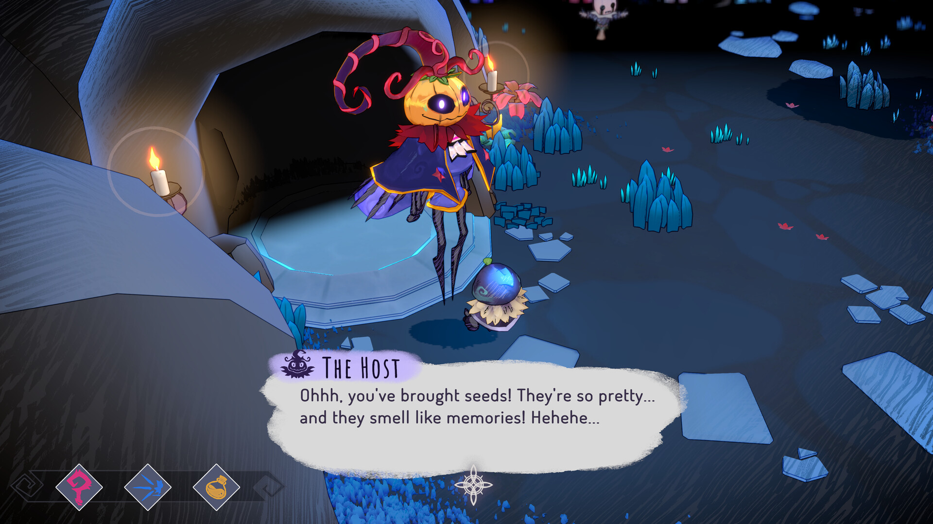 主角在戰鬥中施放華麗的劍技