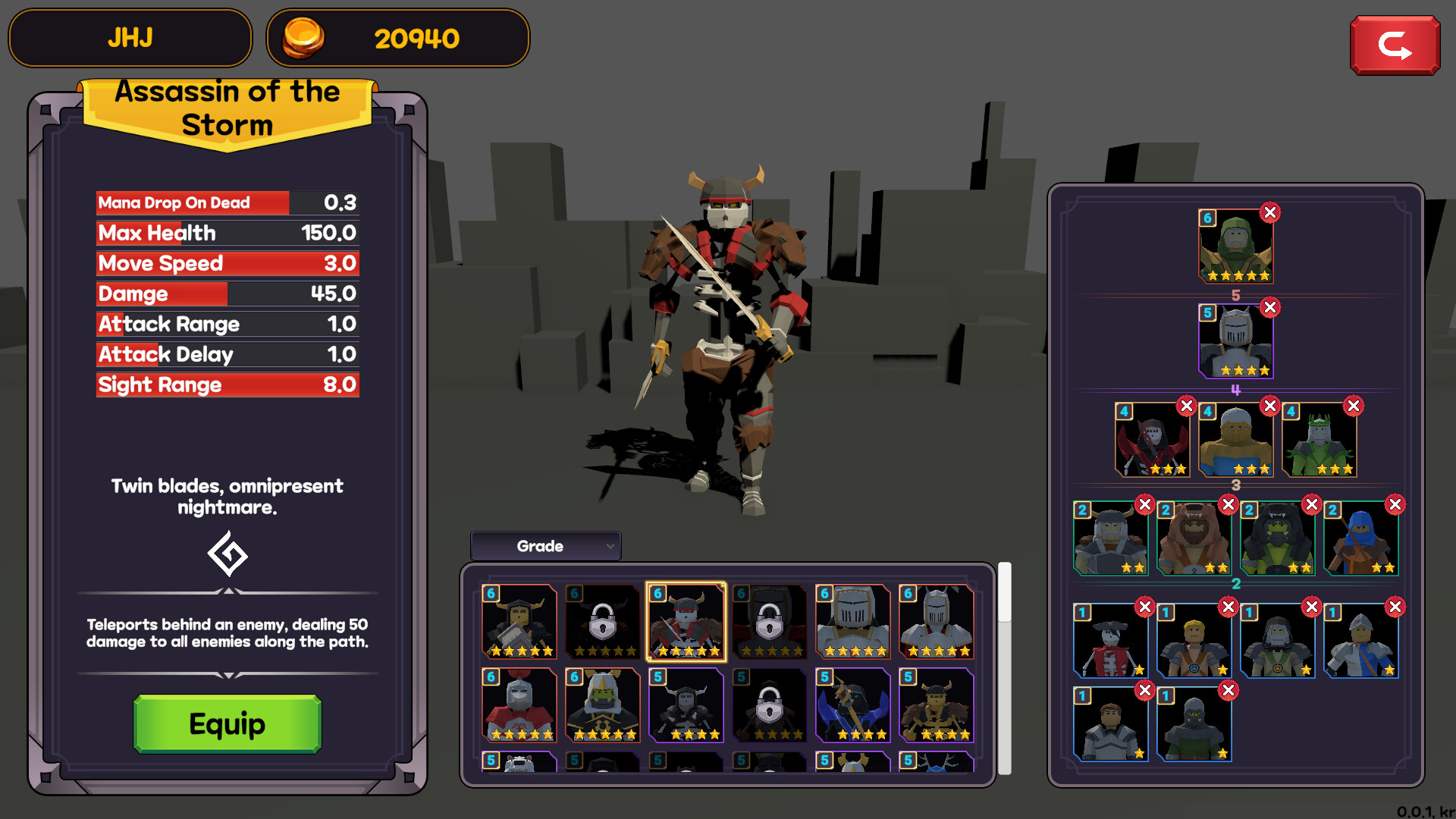 遊戲的介面與單位選擇畫面。