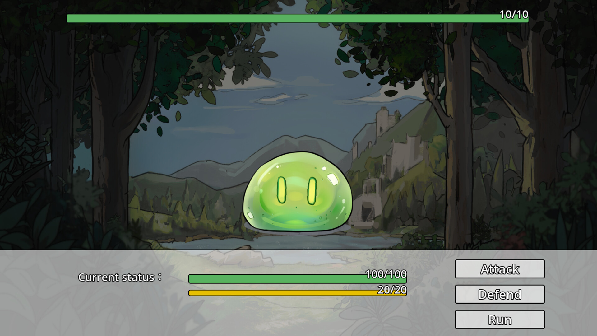 主角在寧靜的戶外場景中,似乎在思考或感受自然。