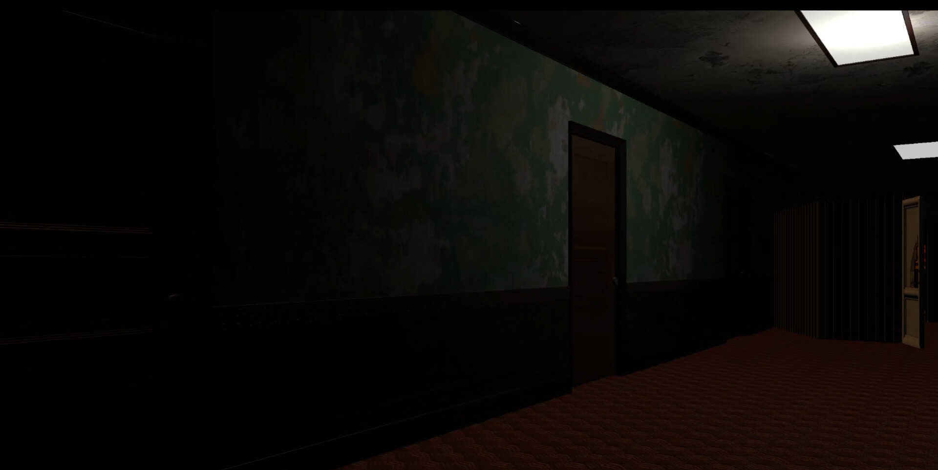 遊戲中一個充滿神秘符號與詭異氛圍的房間。