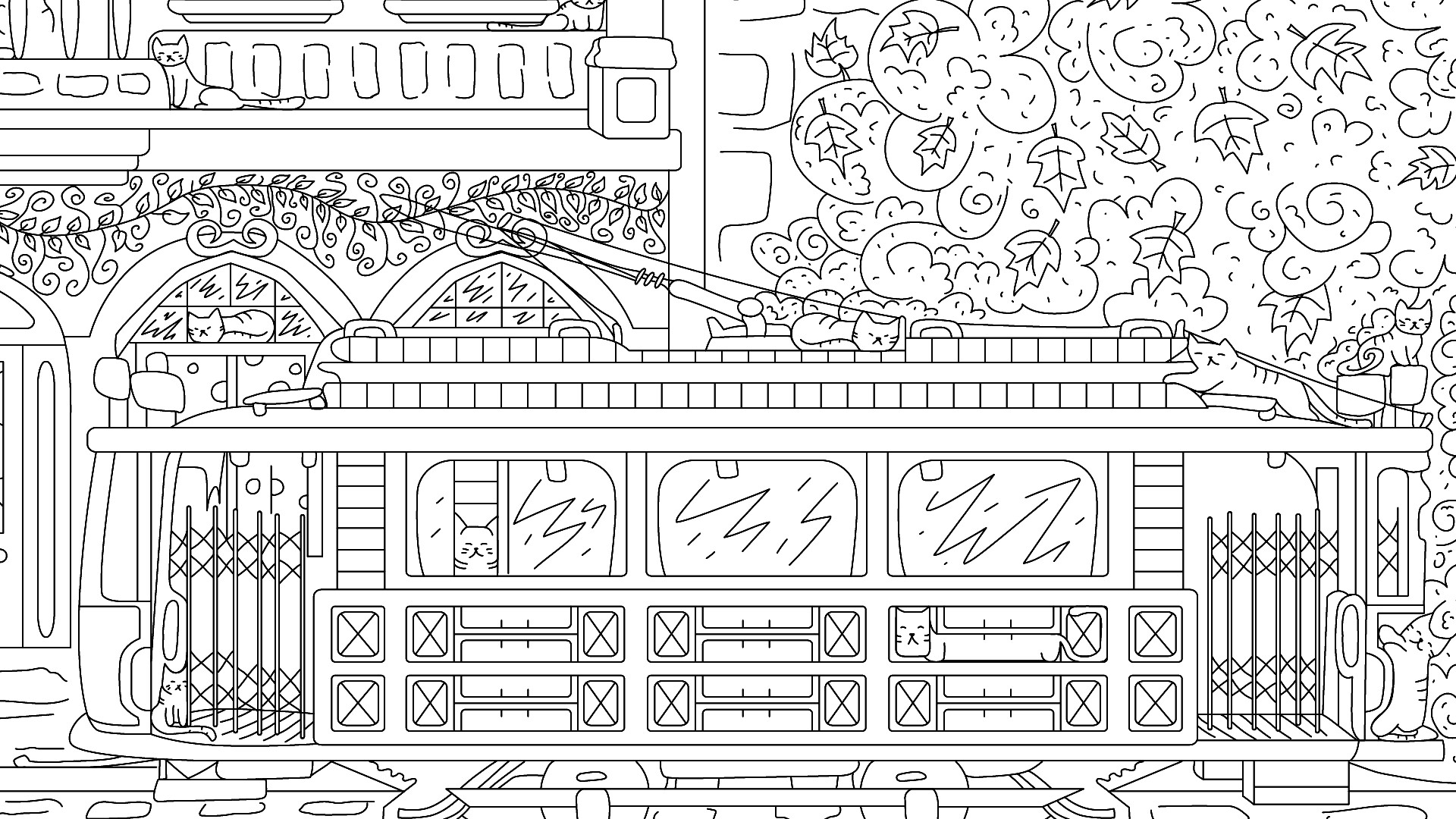 遊戲的畫面充滿了溫馨和可愛的卡通風格。