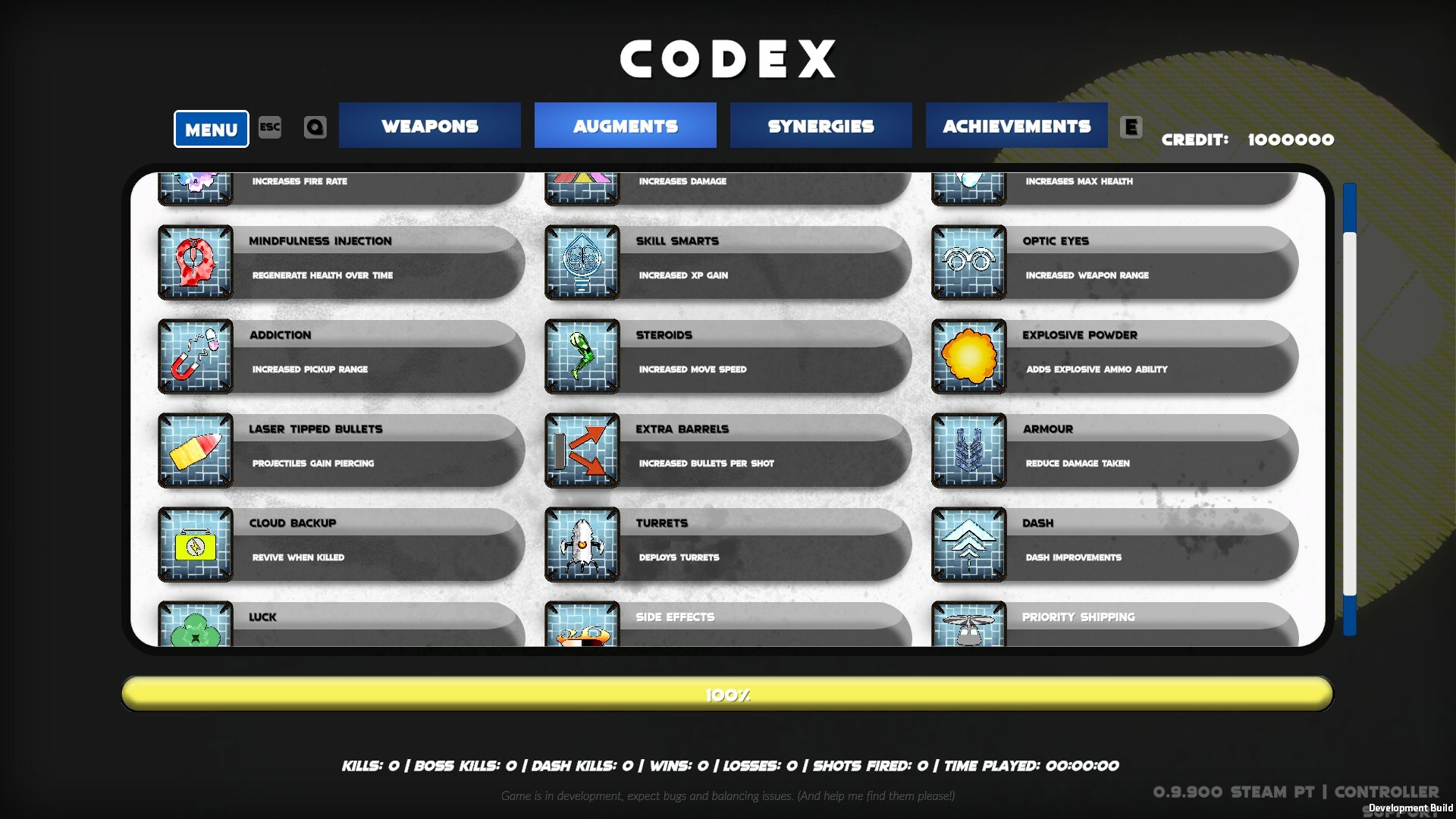遊戲截圖，角色被密集的彈幕和敵人包圍。