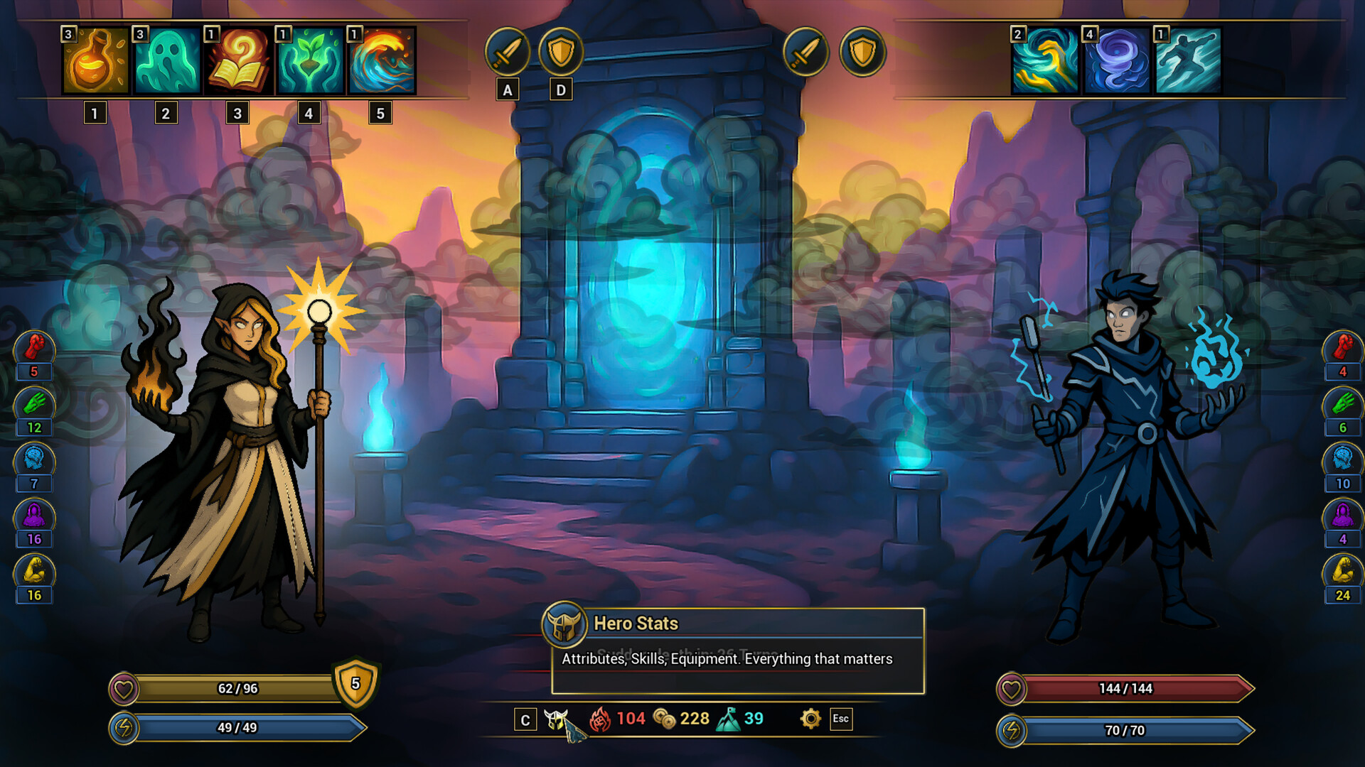 遊戲中充滿奇幻色彩的場景。