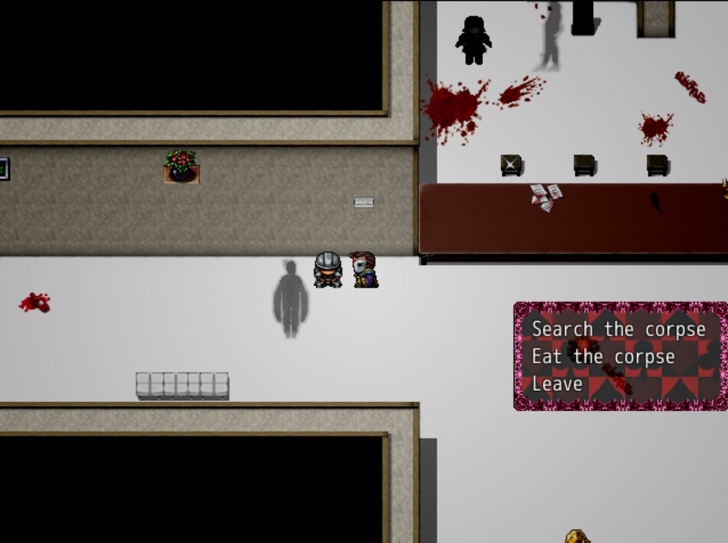 遊戲中的一個場景，展示了獨特的建築和氛圍。