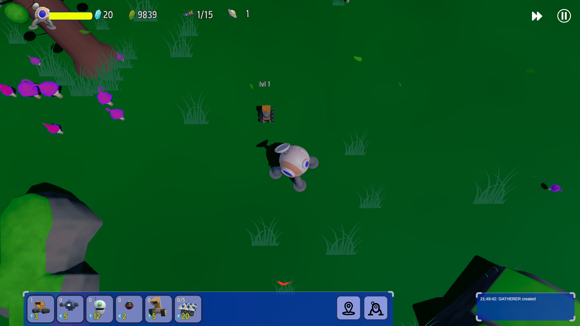 遊戲採用了風格化的3D美術,呈現出多彩的外星世界。