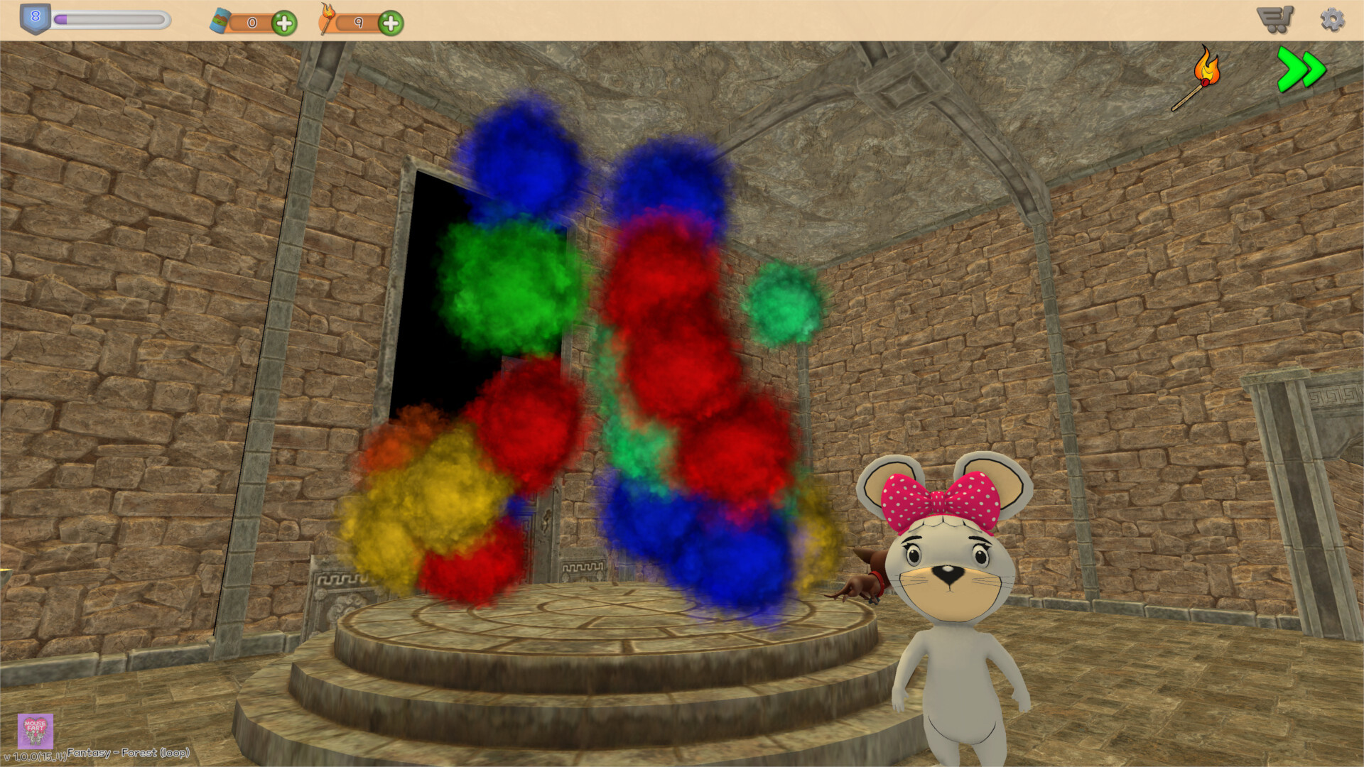 角色與夥伴的成長介面