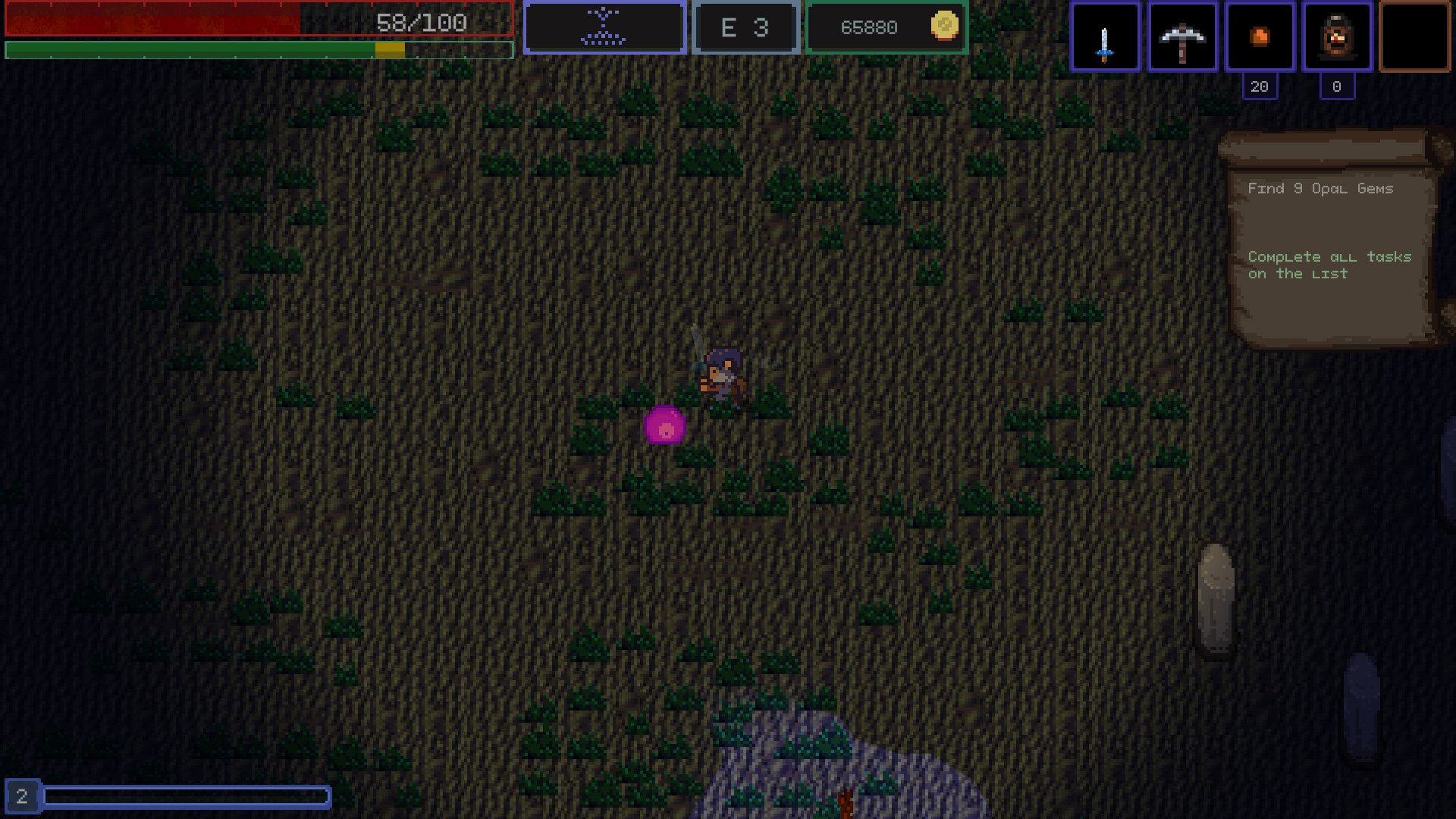 遊戲的角色屬性與裝備欄界面，展示了各種可升級的數值。